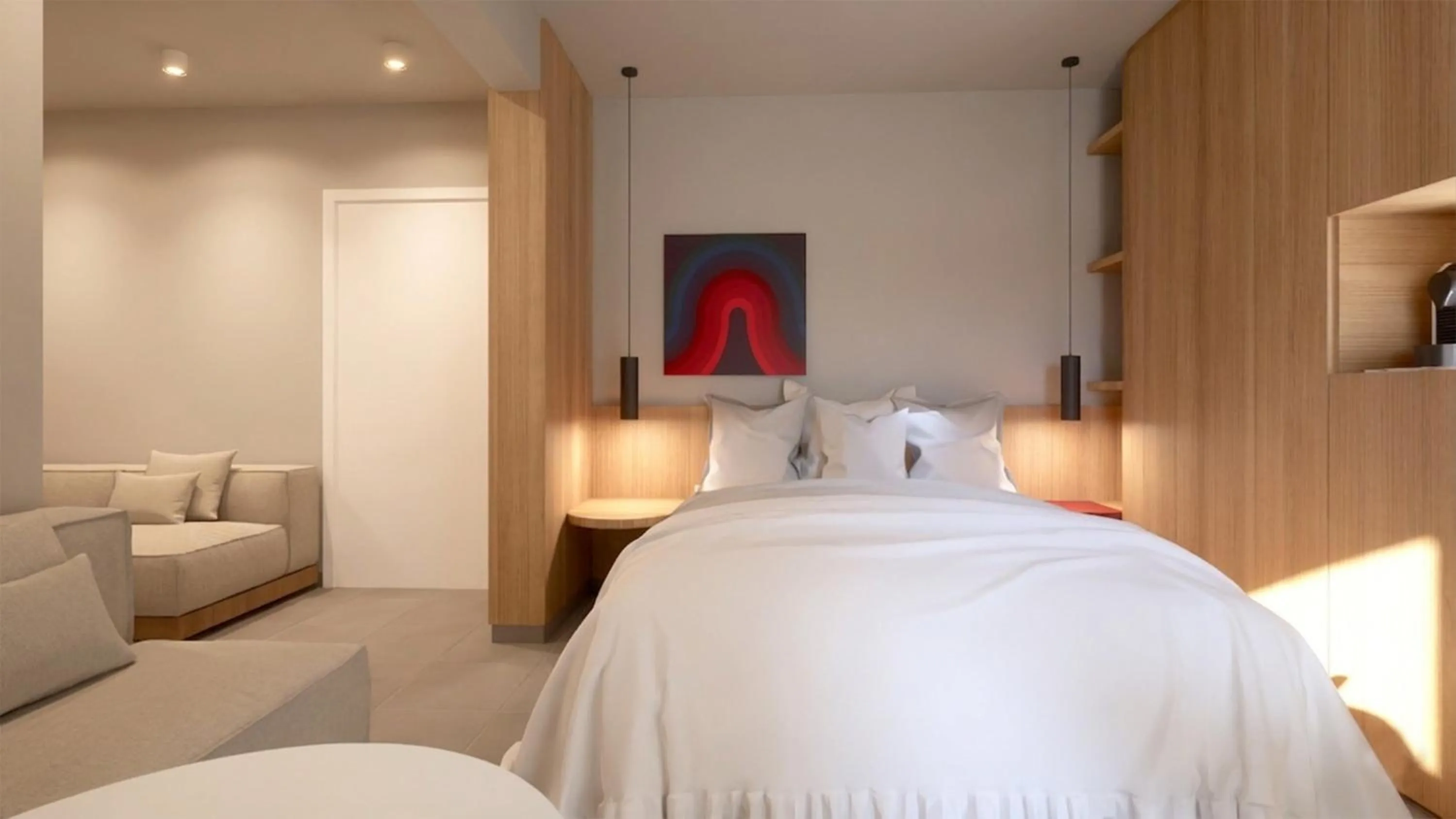 Bed in Tessera Villas & Studios Collection