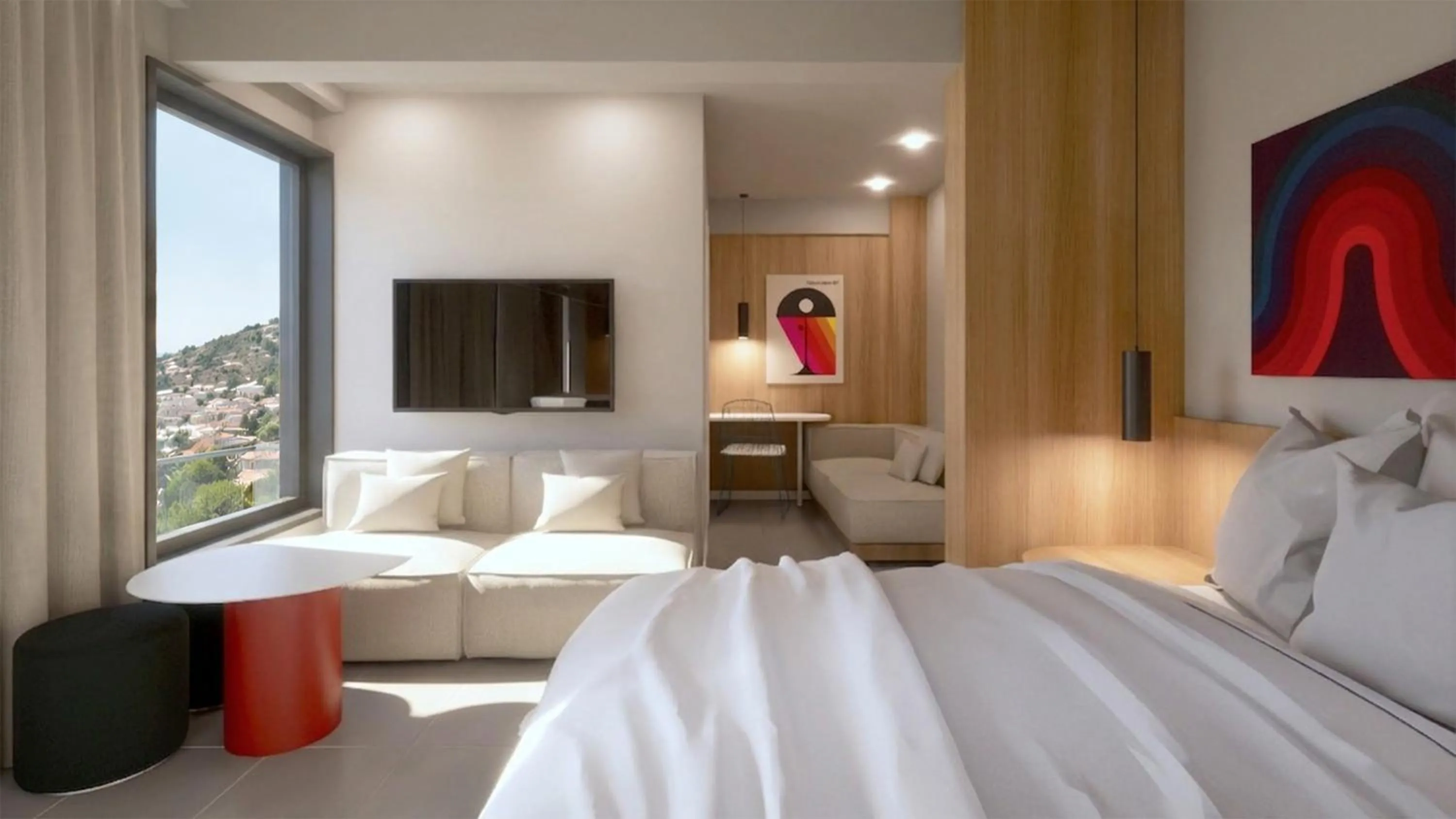Bed in Tessera Villas & Studios Collection