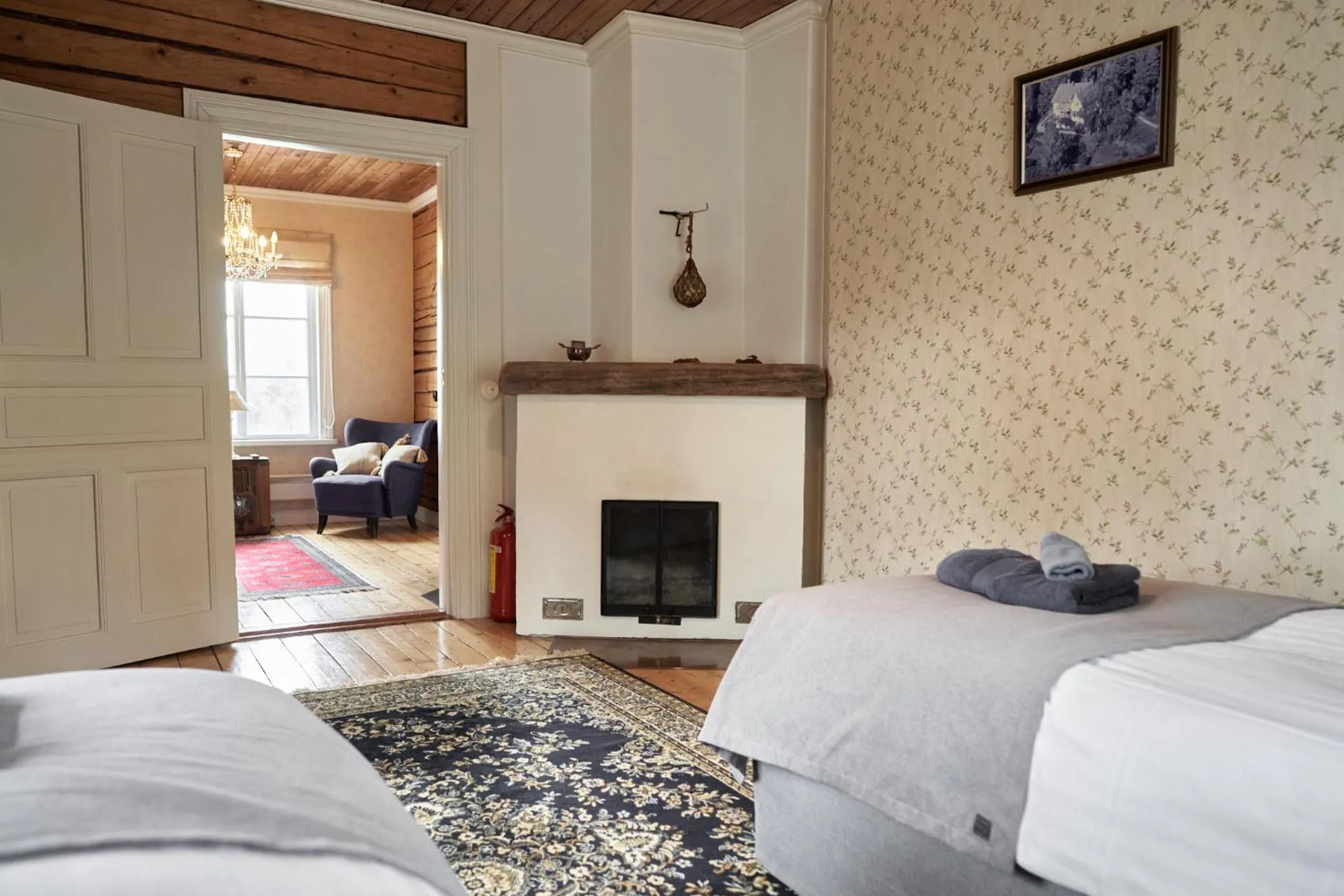Bedroom, Bed in Villa Wolax