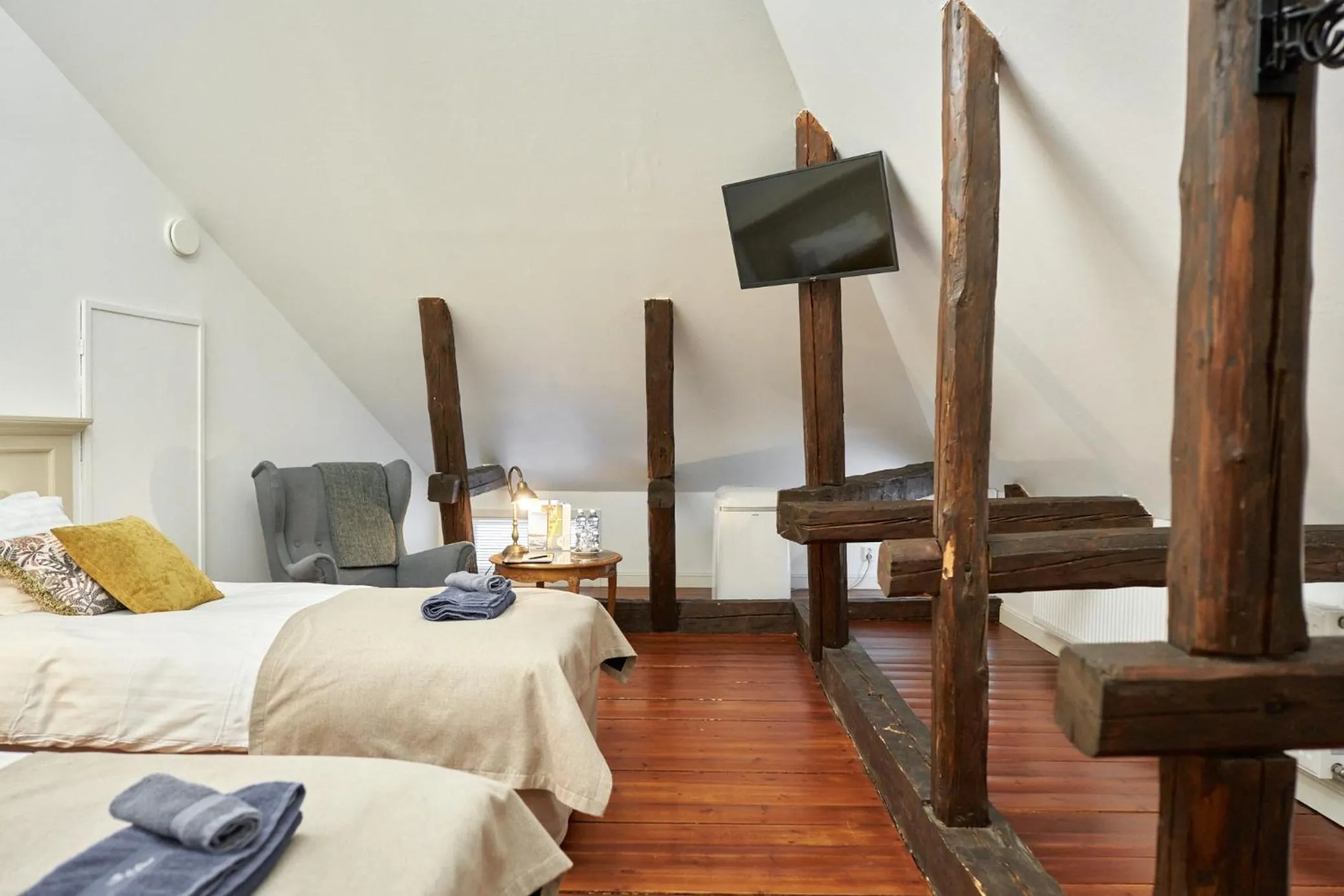 Bedroom, Bed in Villa Wolax
