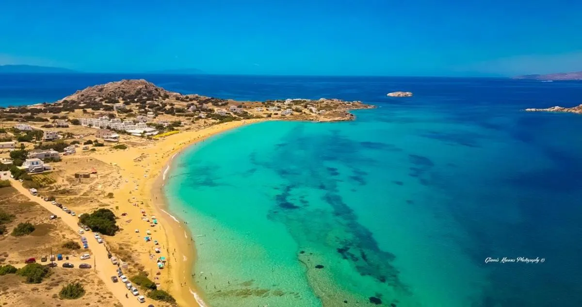 Bird's eye view in Mikri Vigla Hotel Beach Resort