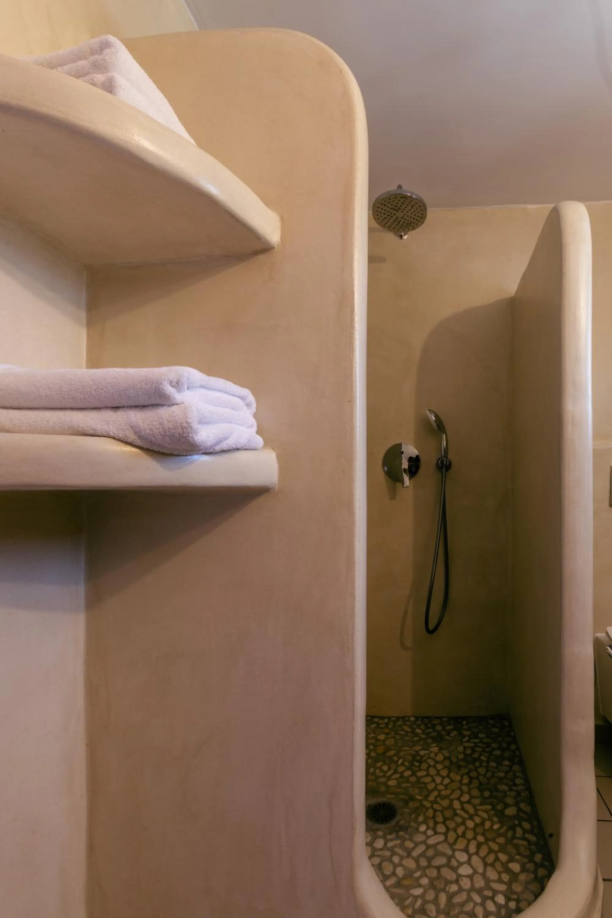 Shower in Mikri Vigla Hotel Beach Resort