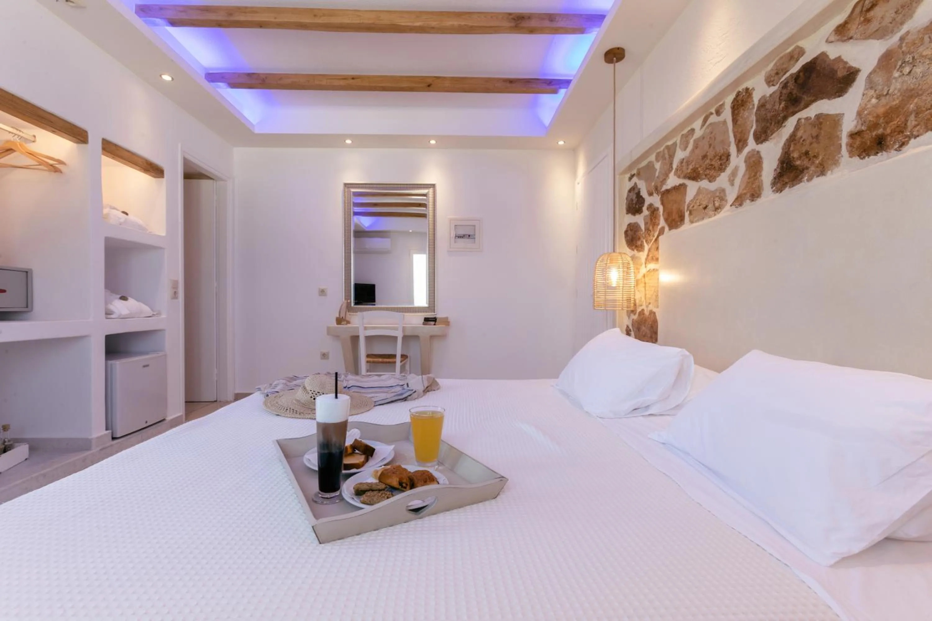 Photo of the whole room, Bed in Mikri Vigla Hotel Beach Resort