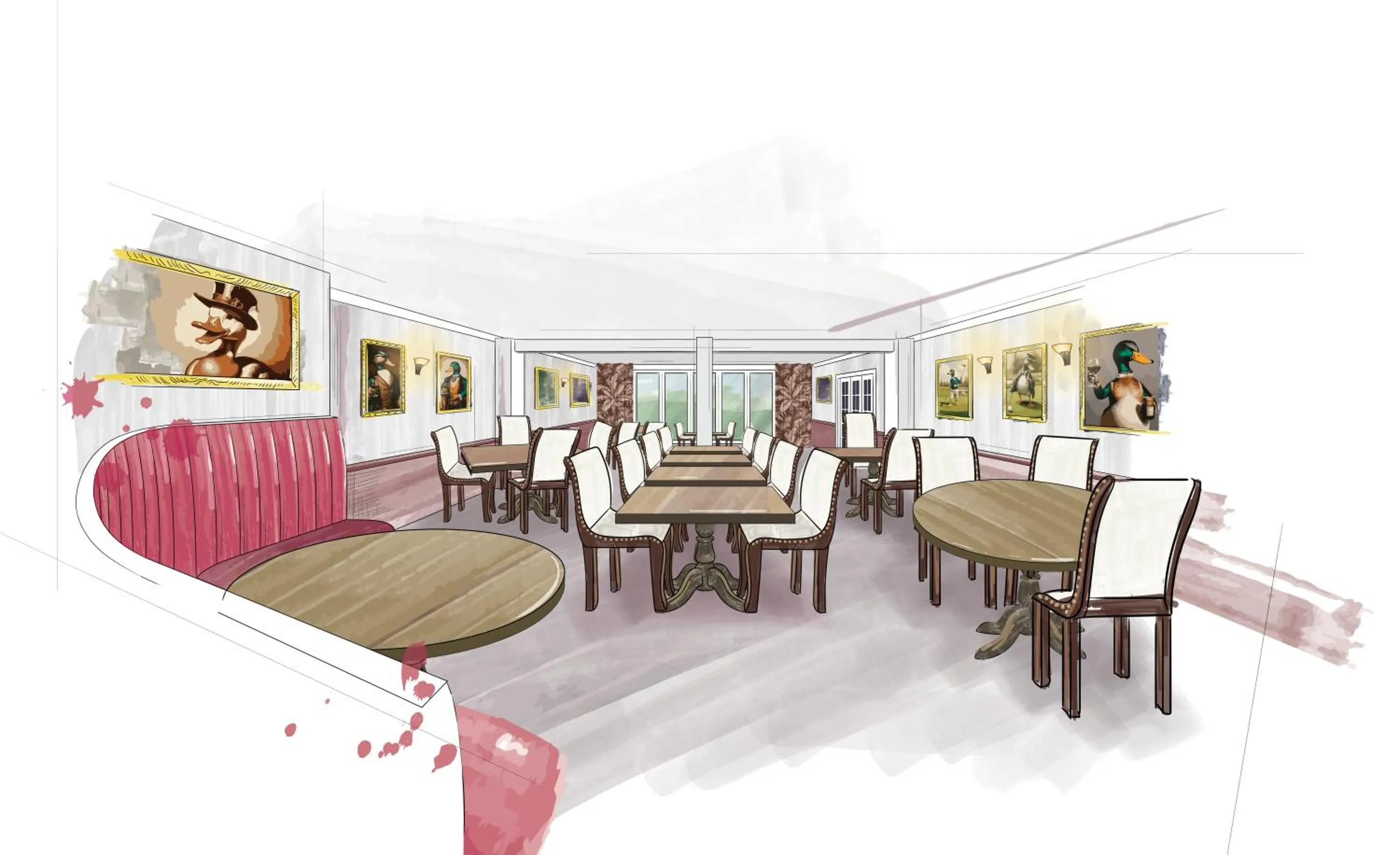 Restaurant/places to eat in The Mallard Hotel