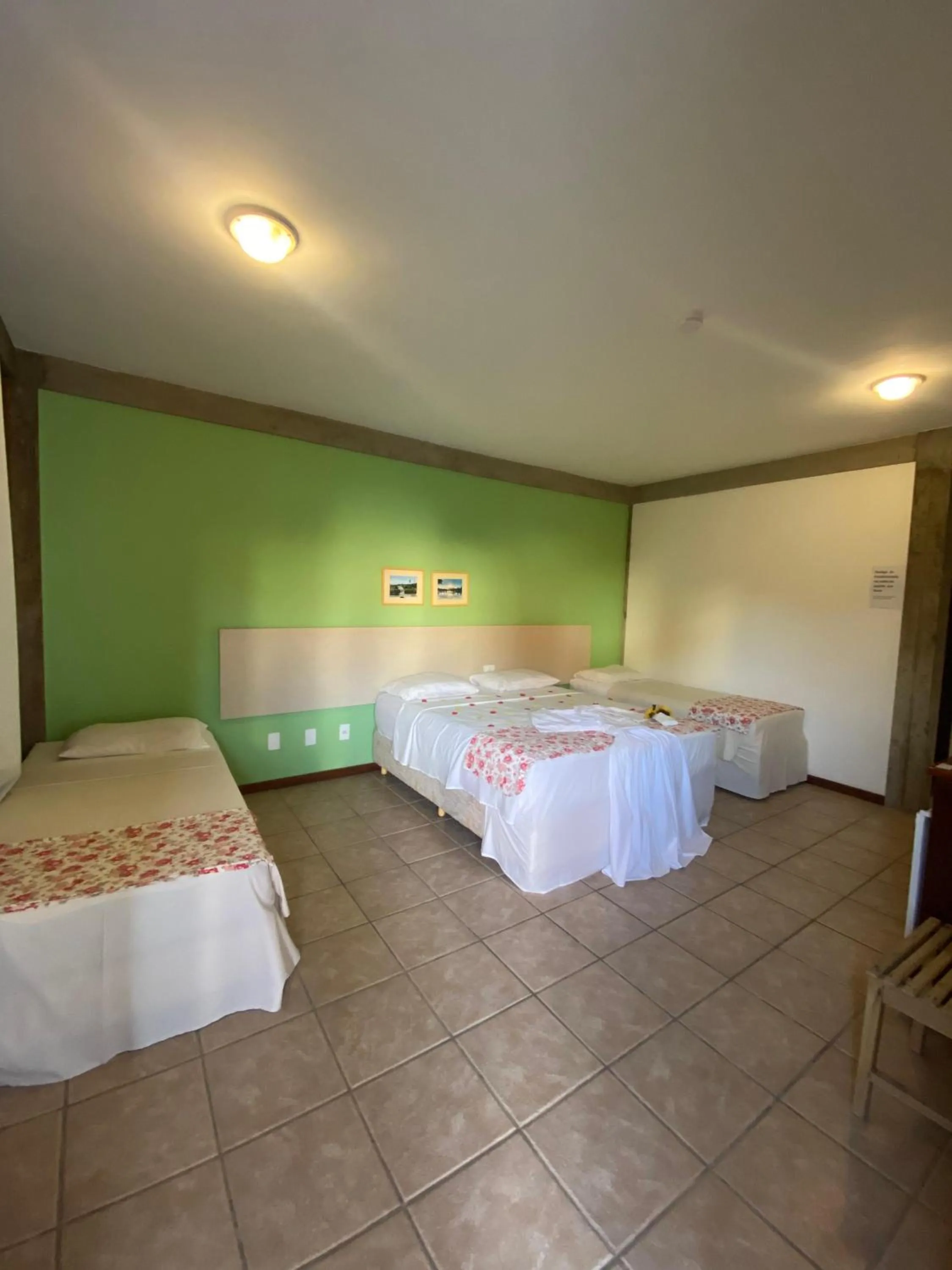 Bed in Pousada e Chale Porto Paraiso