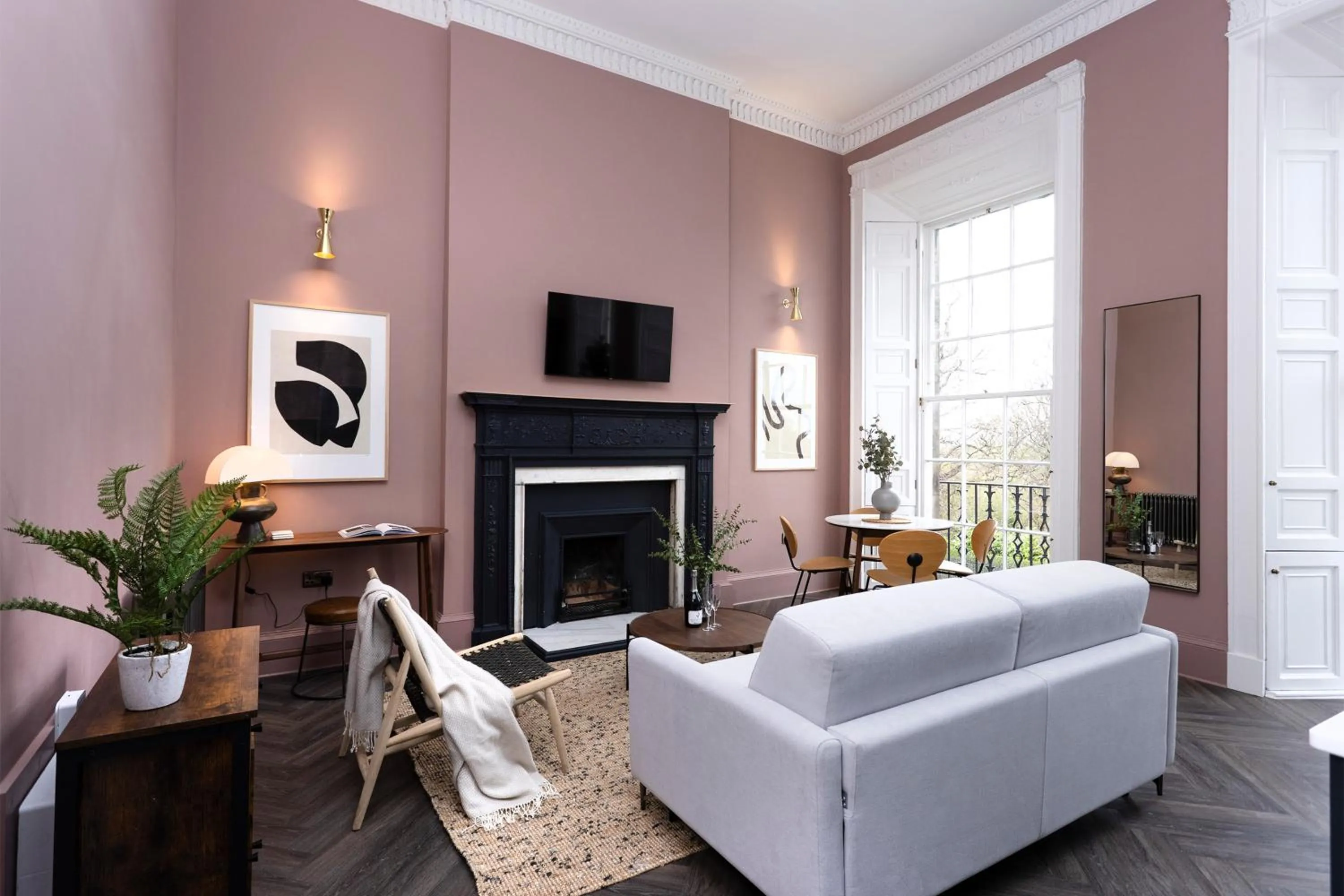 Living room in 29 Queen Street Aparthotel