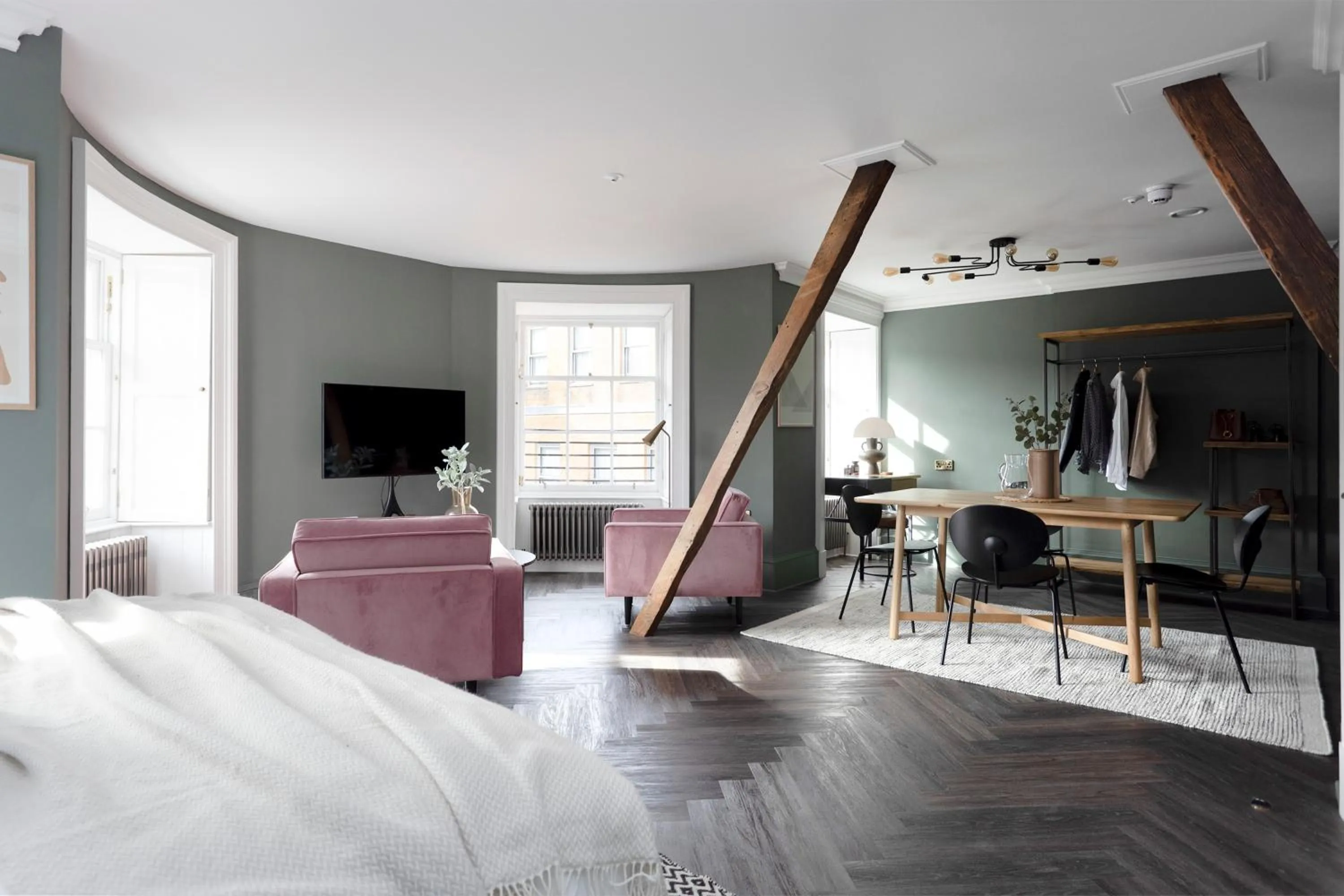 Living room in 29 Queen Street Aparthotel