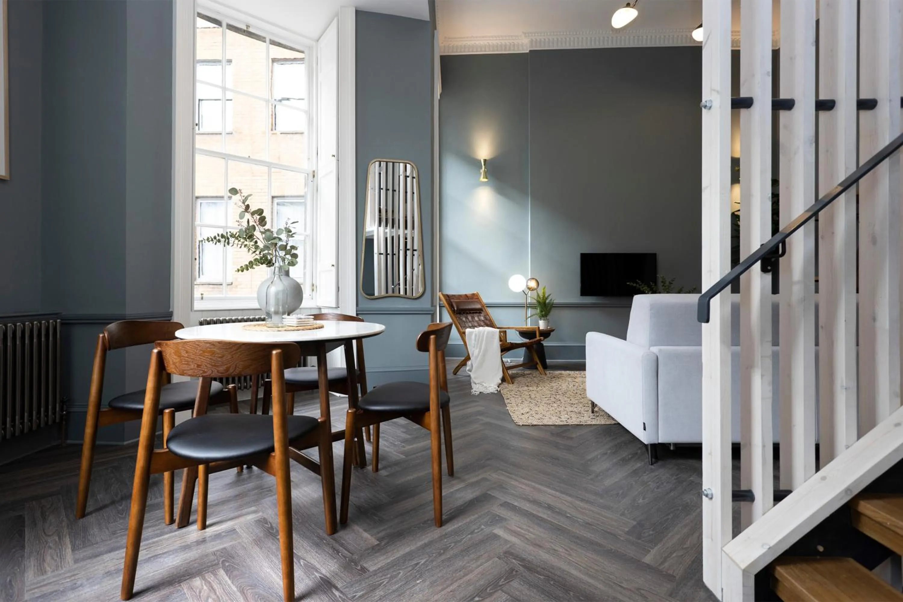 Living room in 29 Queen Street Aparthotel