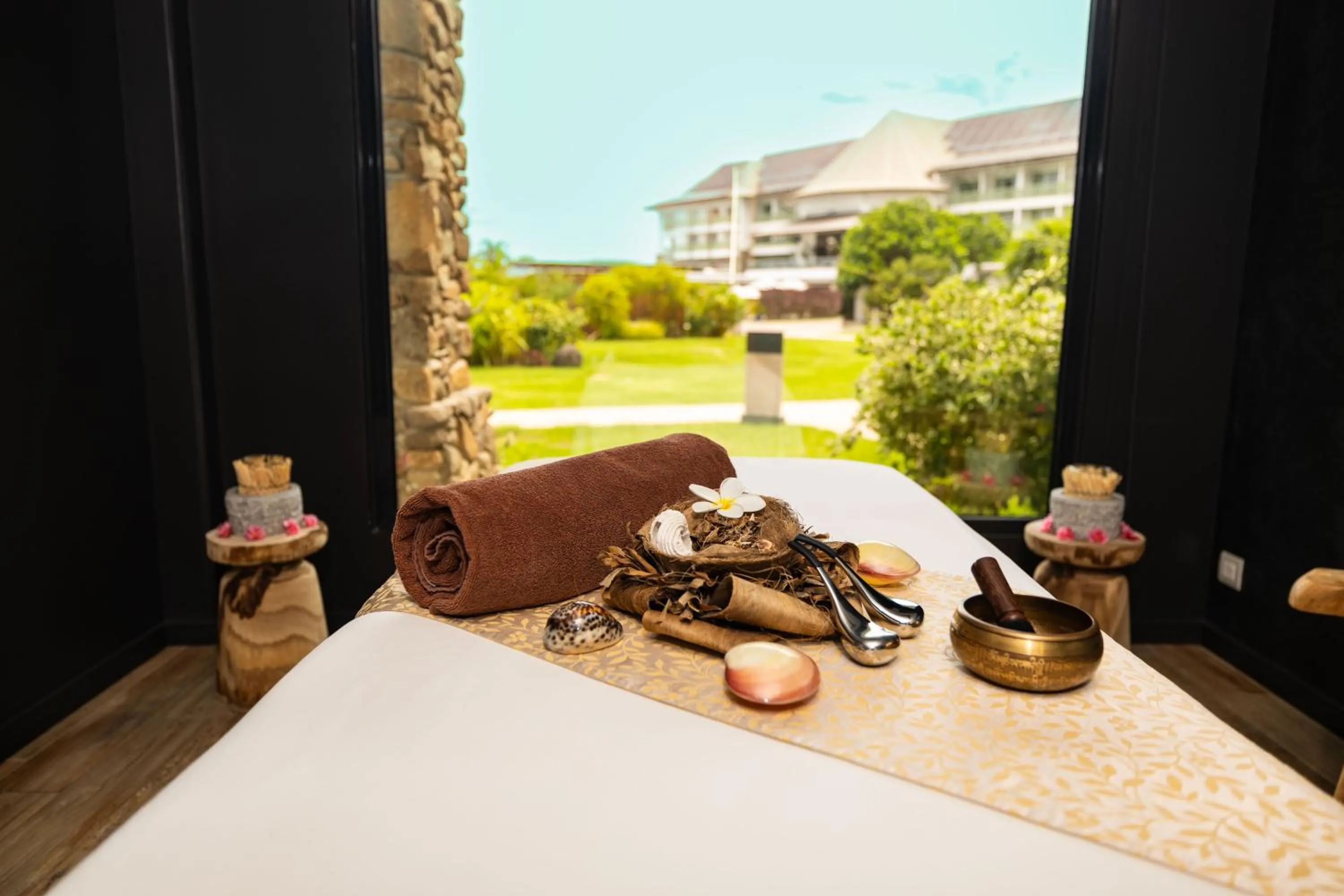 Spa and wellness centre/facilities in Hilton Hotel Tahiti