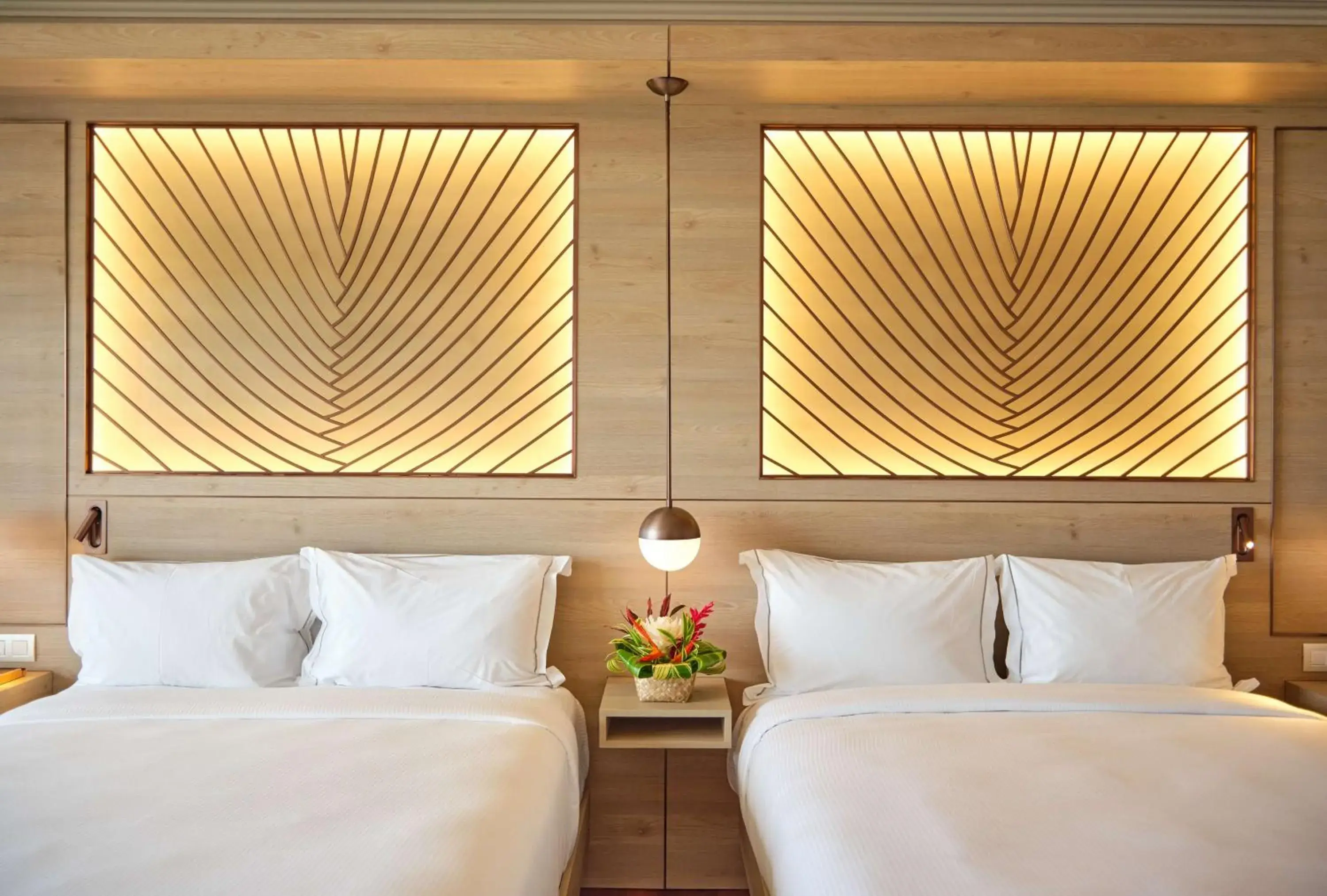 Bed in Hilton Hotel Tahiti Bed in Hilton Hotel Tahiti