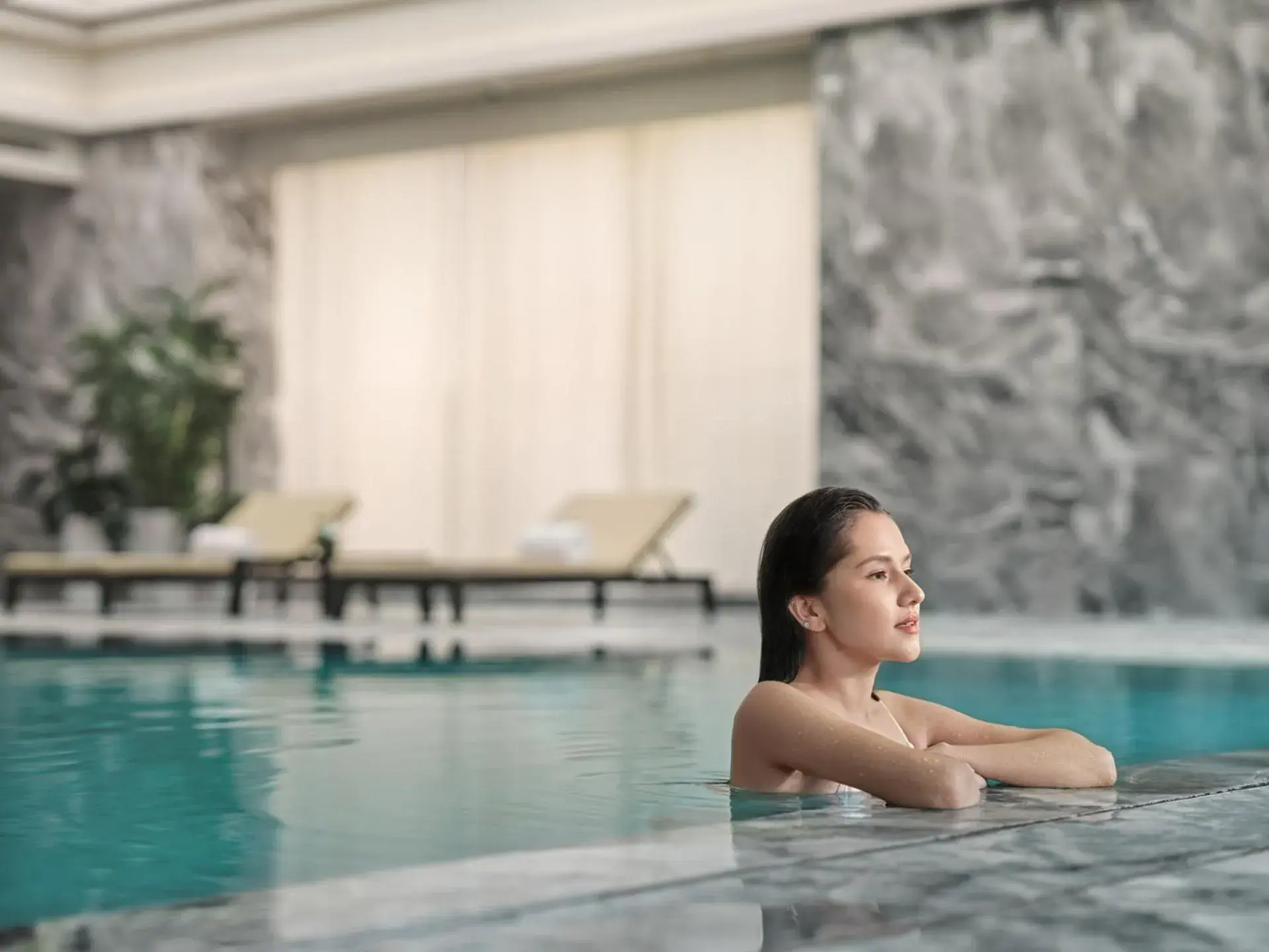 Swimming pool in Conrad Urumqi Swimming pool in Conrad Urumqi