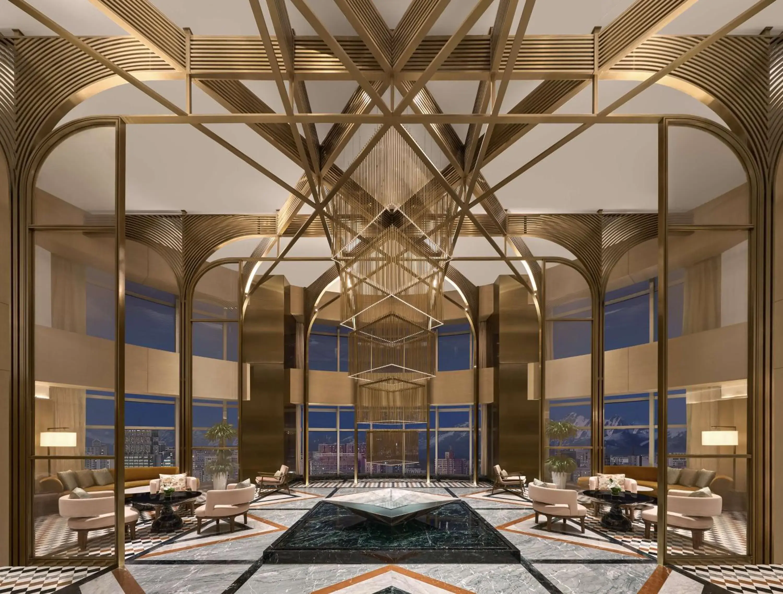 Lobby or reception in Conrad Urumqi Lobby or reception in Conrad Urumqi