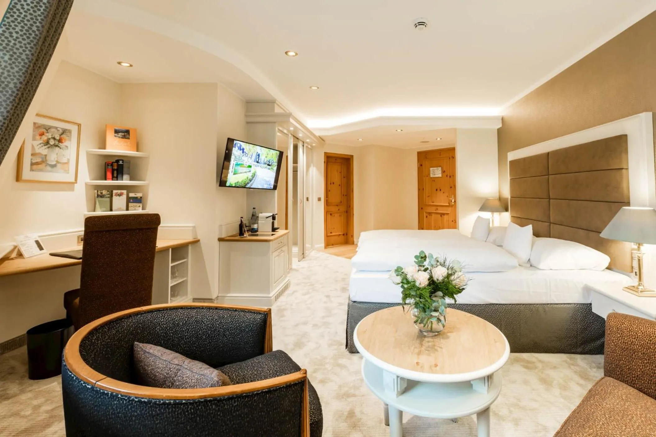 Bedroom, Bed in Waldhaus Reinbek