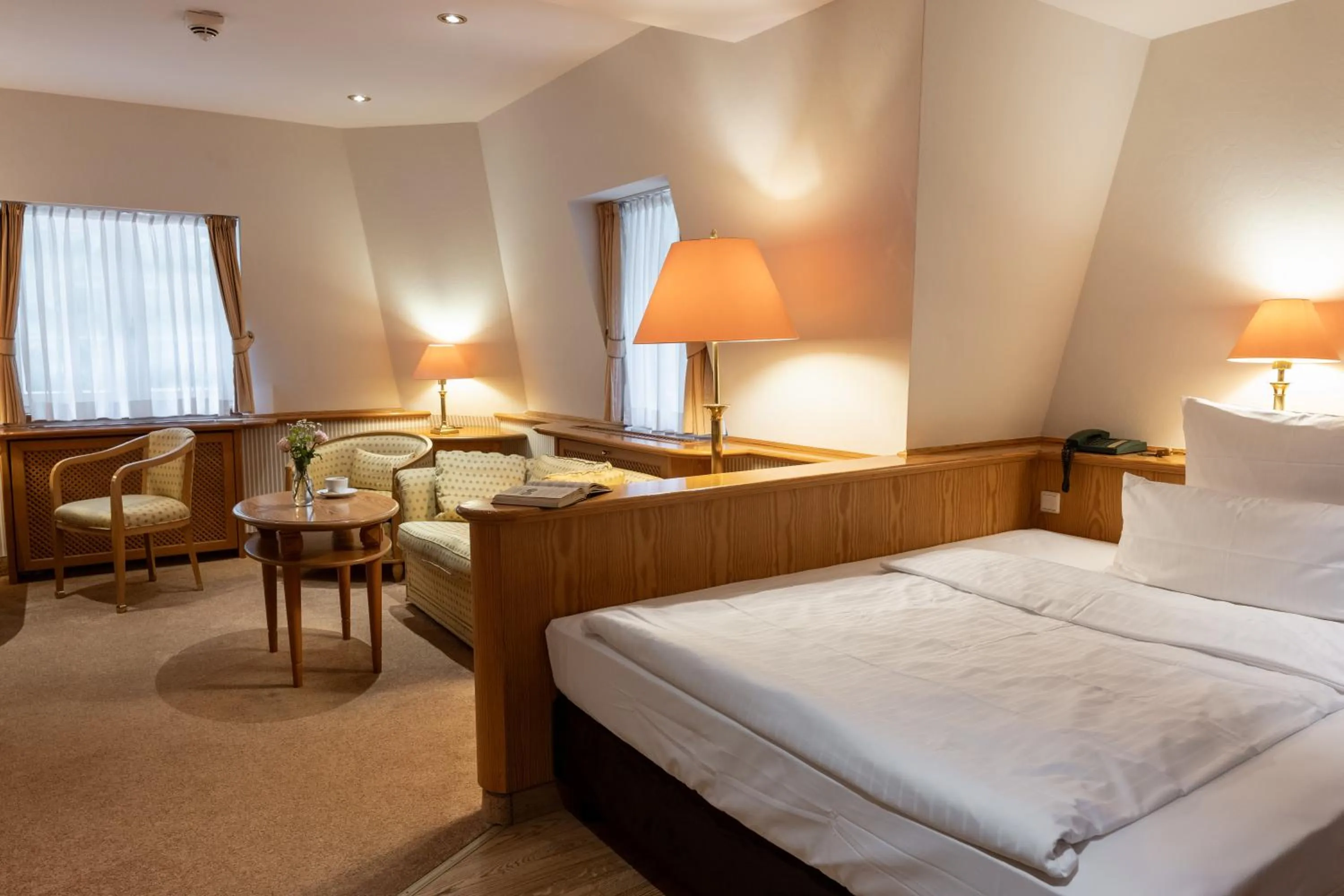 Photo of the whole room, Bed in Waldhaus Reinbek