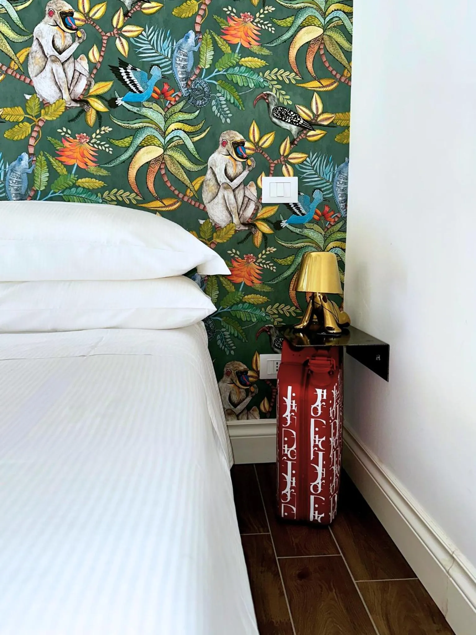 Bed in Ginevra Boutique Rooms - Palazzo Leosini - Residenze D'Epoca