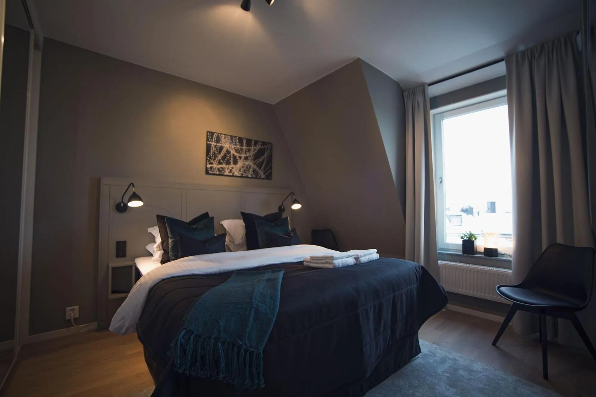 Bed in Sky Hotel Apartments, Hospitalstorget