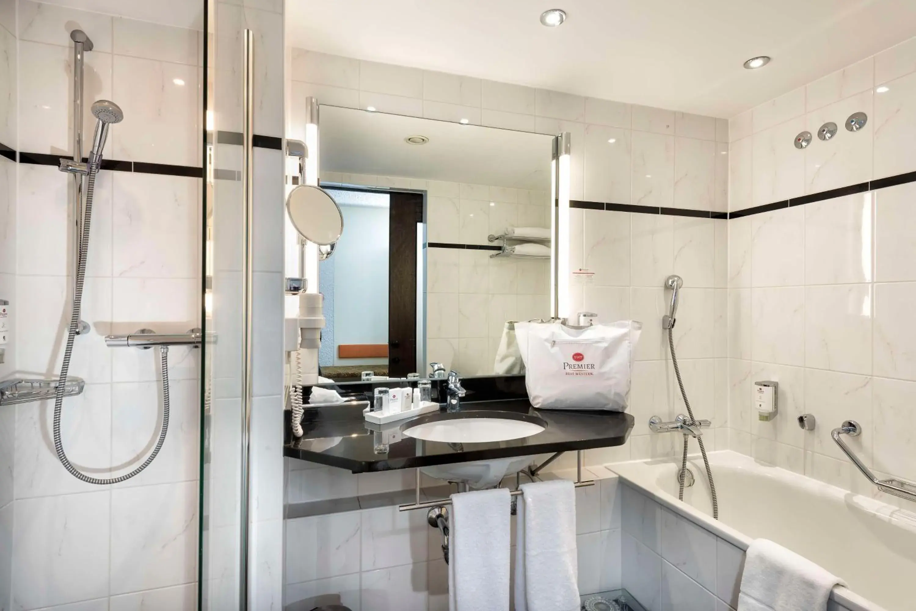 Bathroom in Best Western Premier Parkhotel Bad Mergentheim Bathroom in Best Western Premier Parkhotel Bad Mergentheim