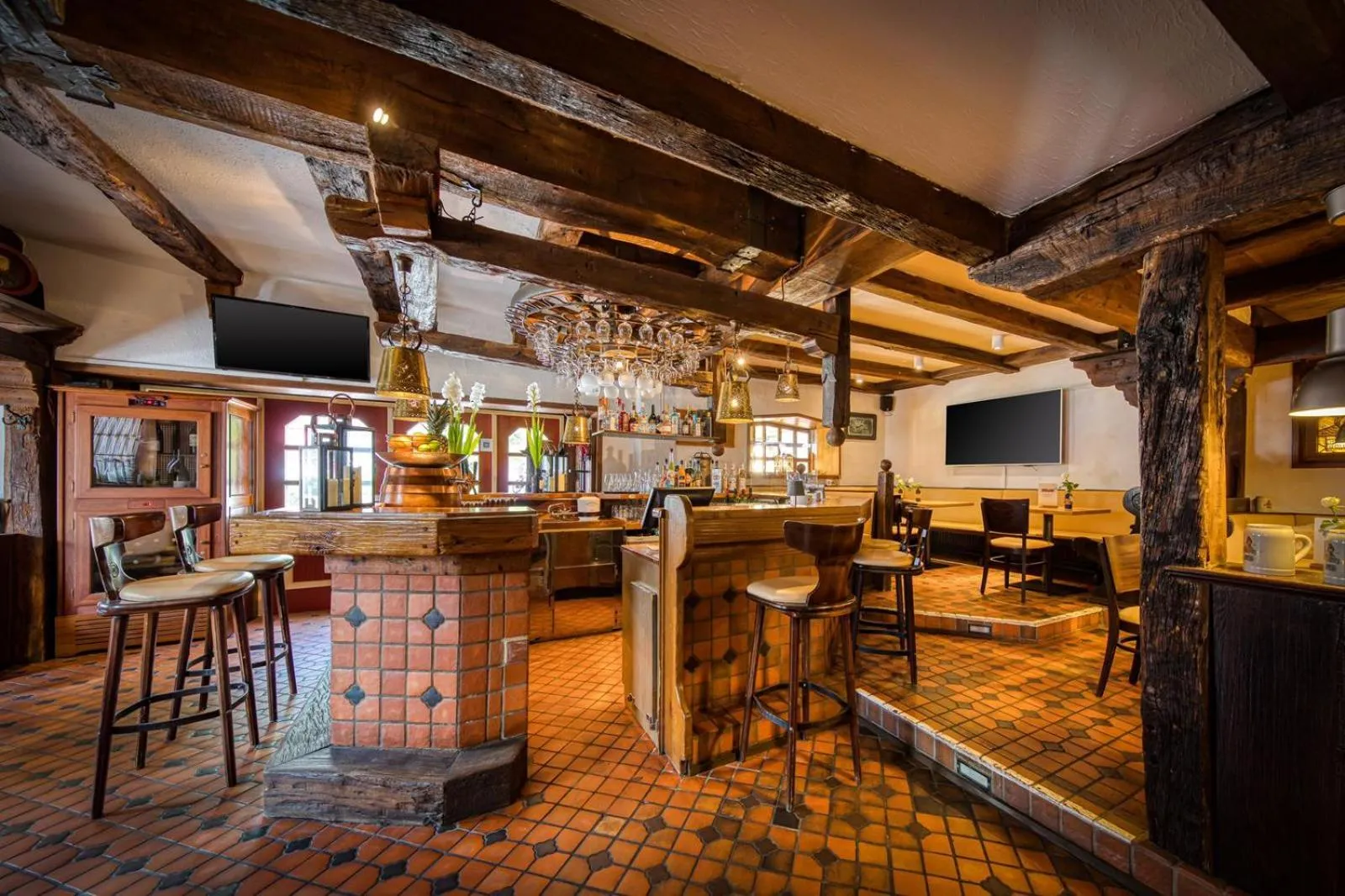 Lounge or bar in Landhaus Carstens