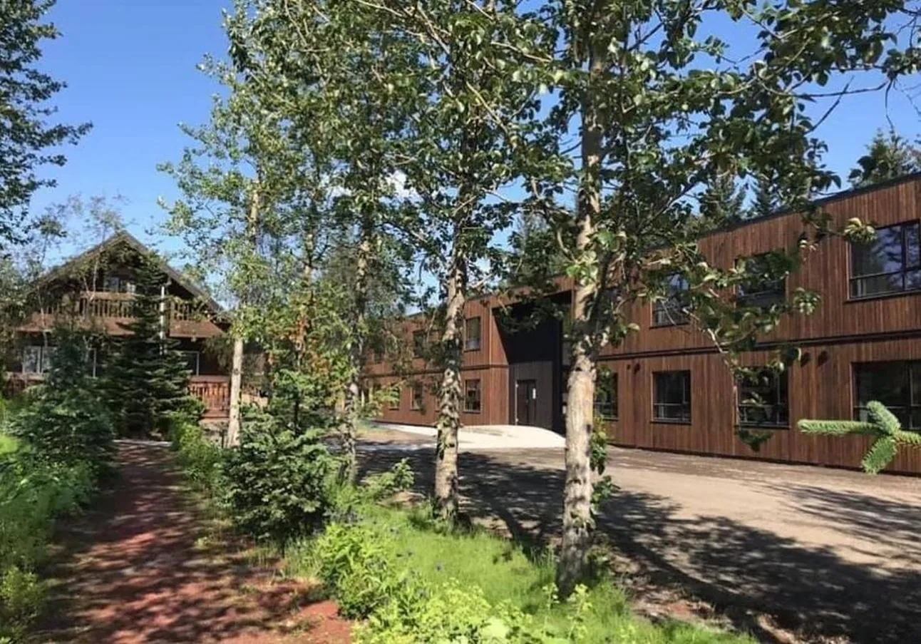 Property building in Blue Hotel Fagrilundur - On The Golden Circle