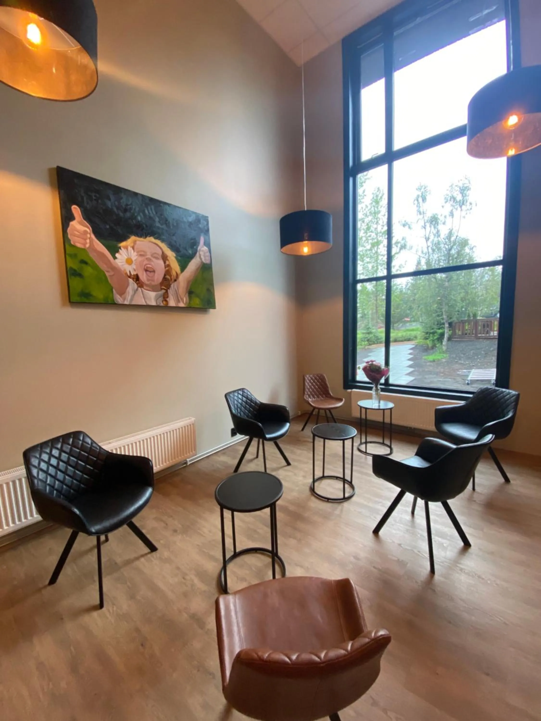 Seating area in Blue Hotel Fagrilundur - On The Golden Circle