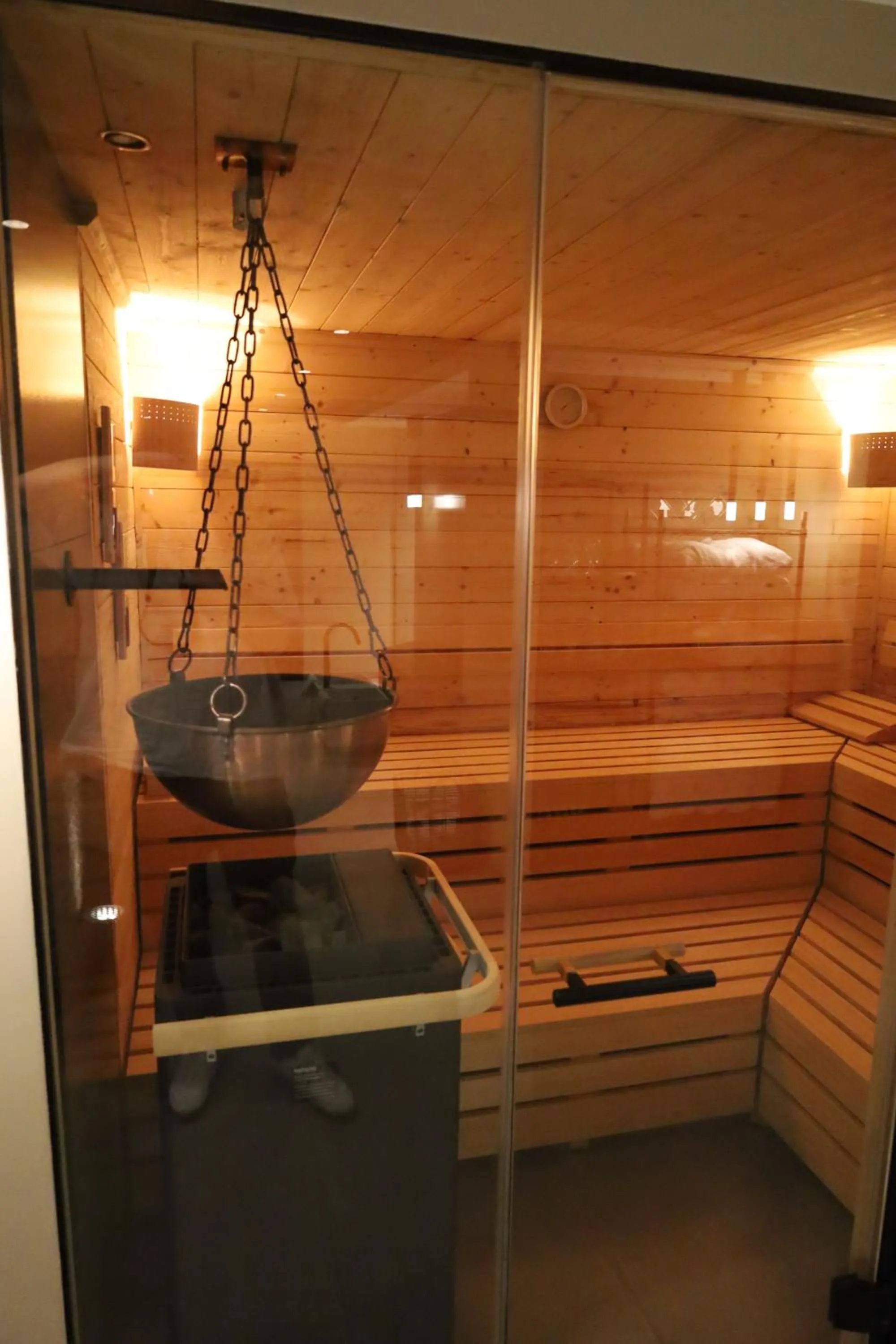 Sauna in Hotel Villa Sanct Peter