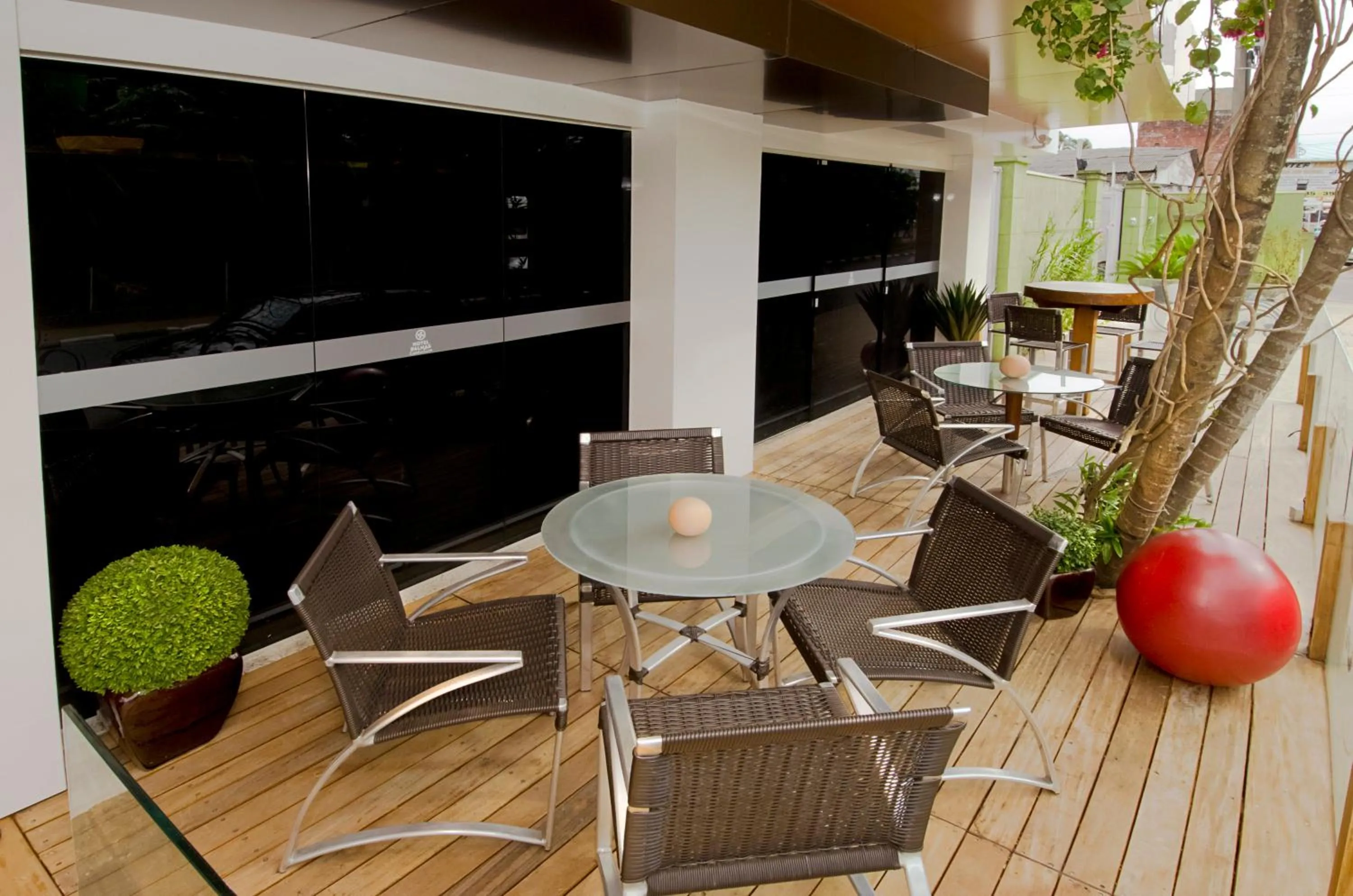 Balcony/Terrace in Hotel Palmas Executivo