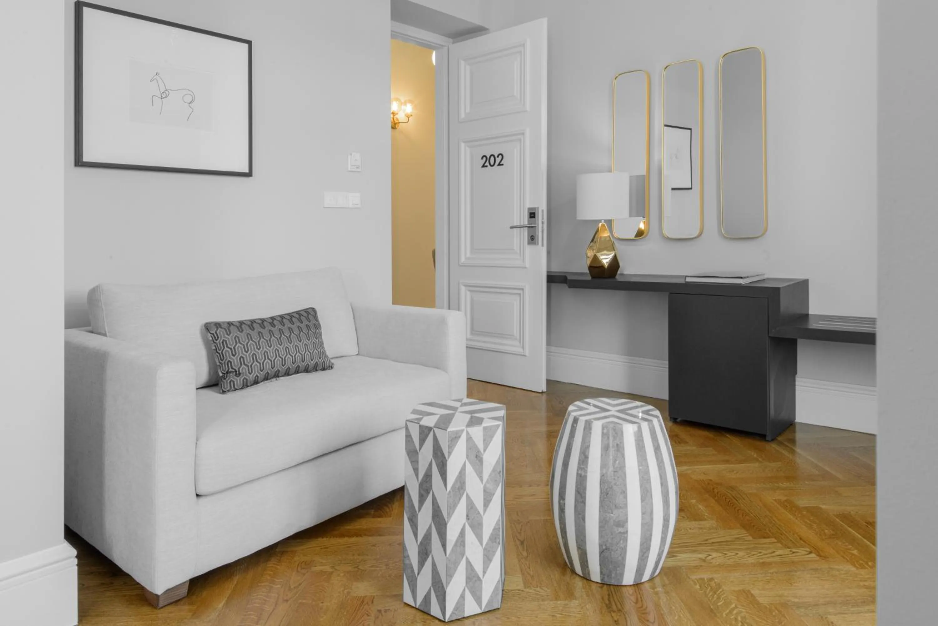 Bedroom in MiraMe Athens Boutique Hotel