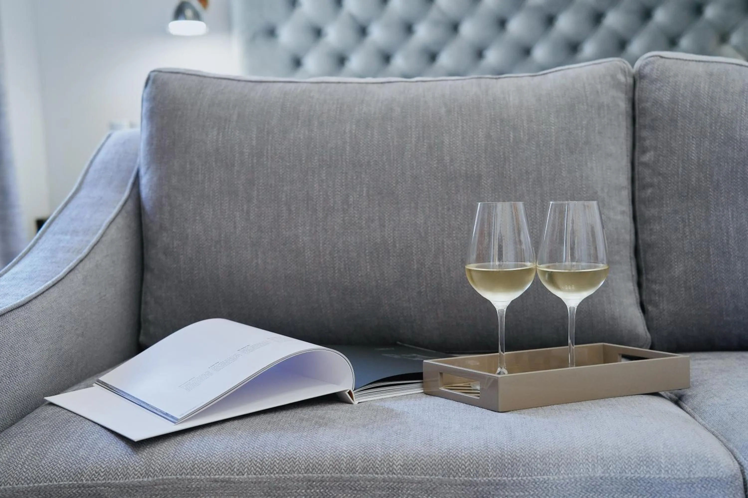 Living room in MiraMe Athens Boutique Hotel