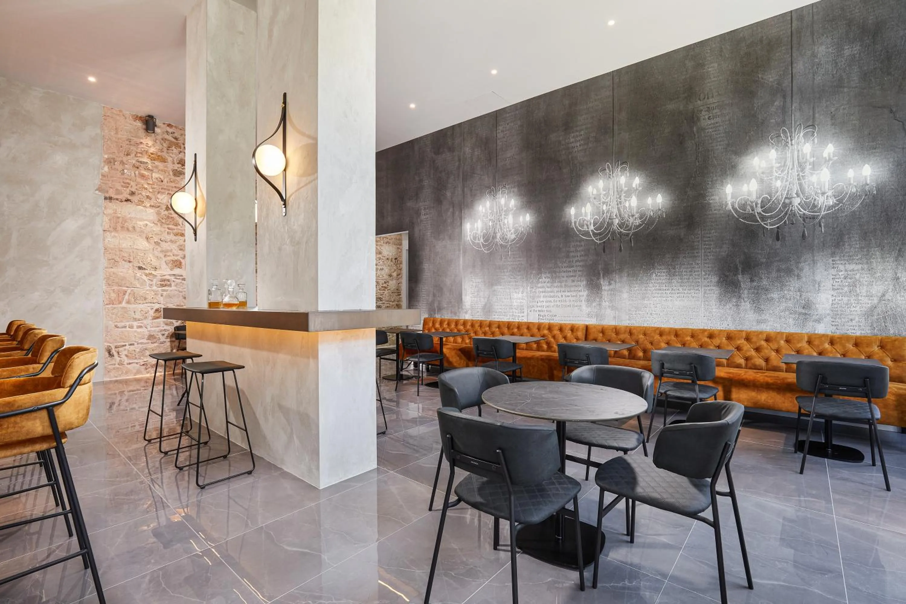 Lounge or bar in MiraMe Athens Boutique Hotel