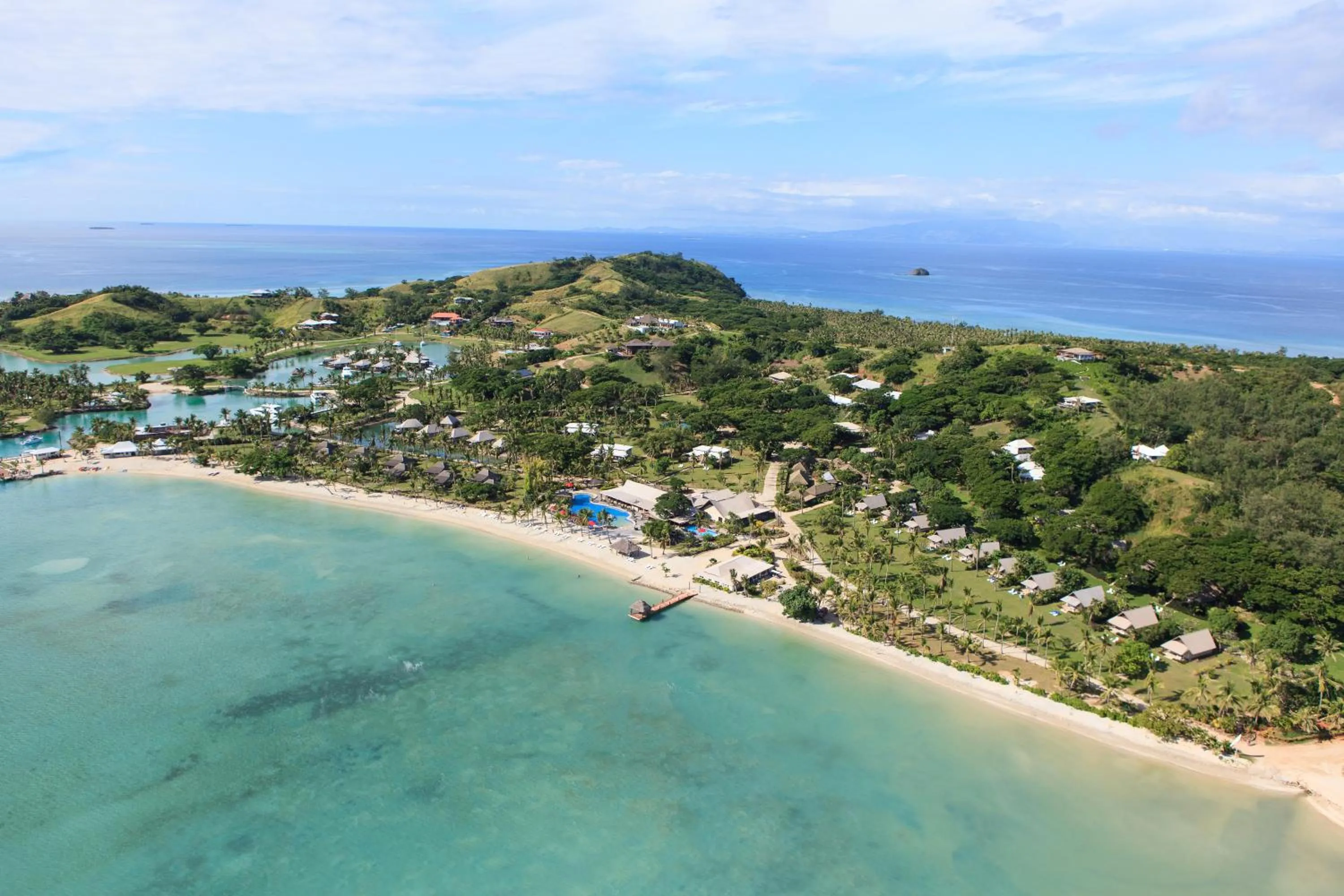 Bird's eye view in Musket Cove Island Resort