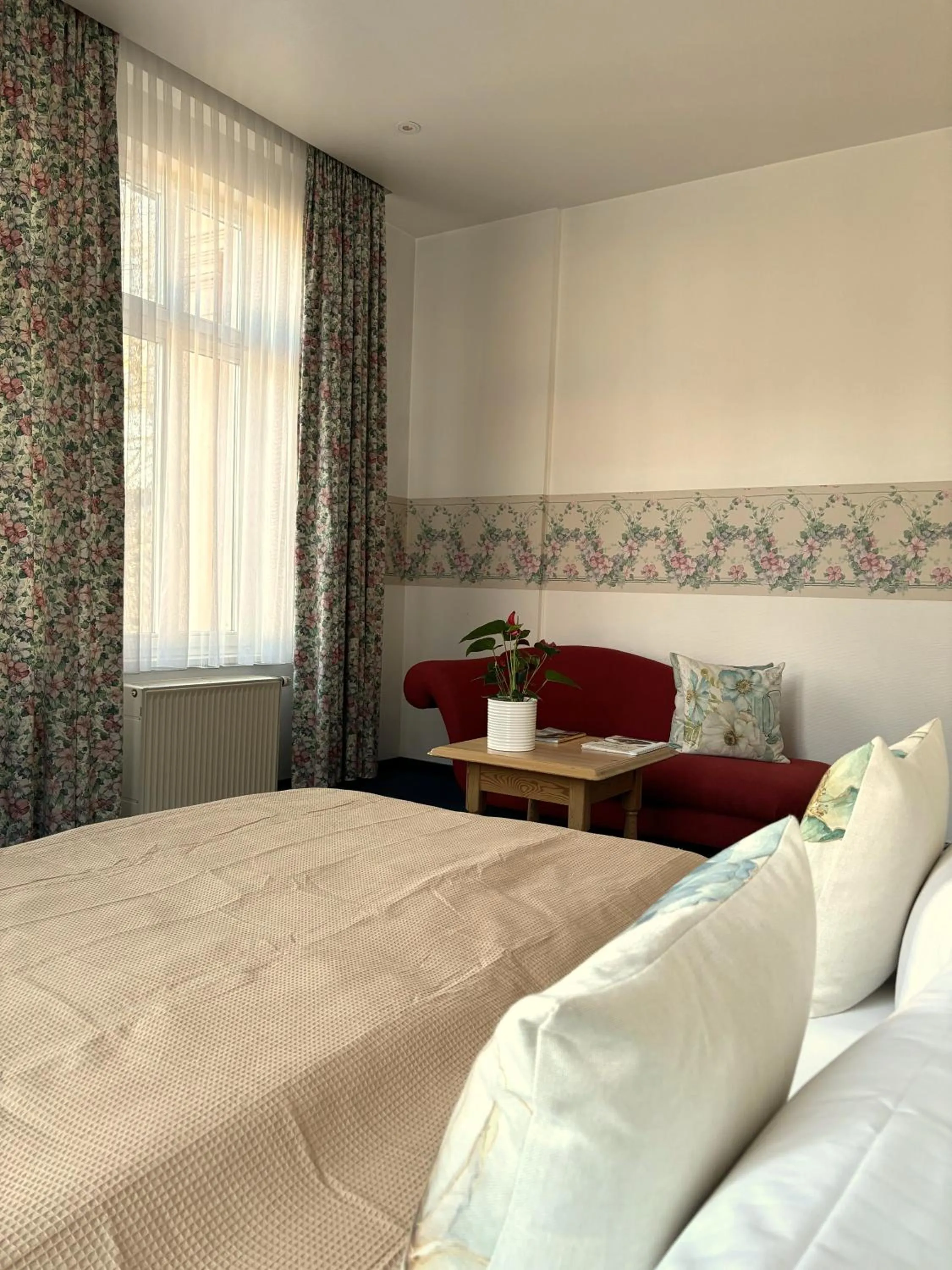 Bed in Hotel Villa Hentzel