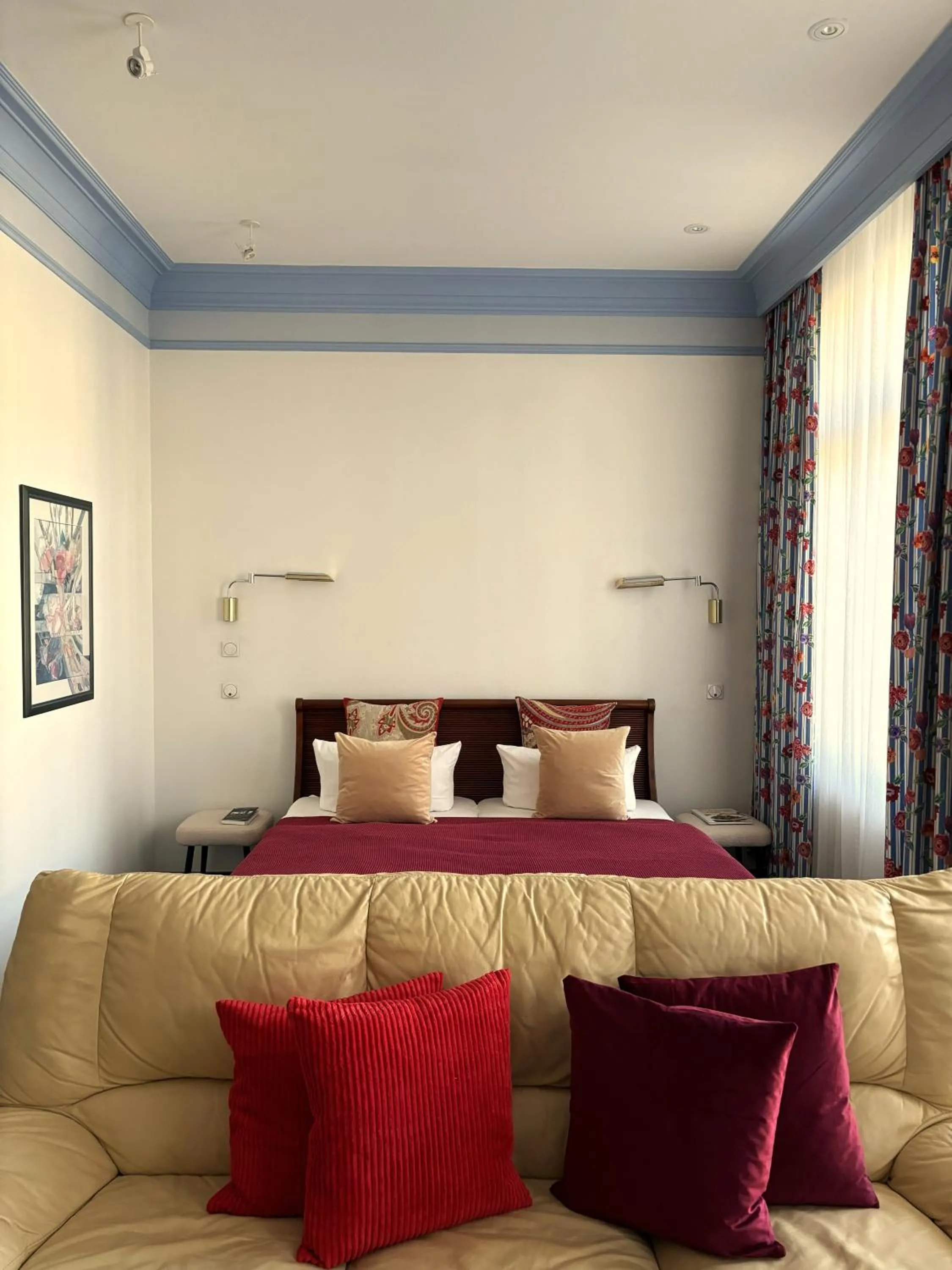 Bed in Hotel Villa Hentzel