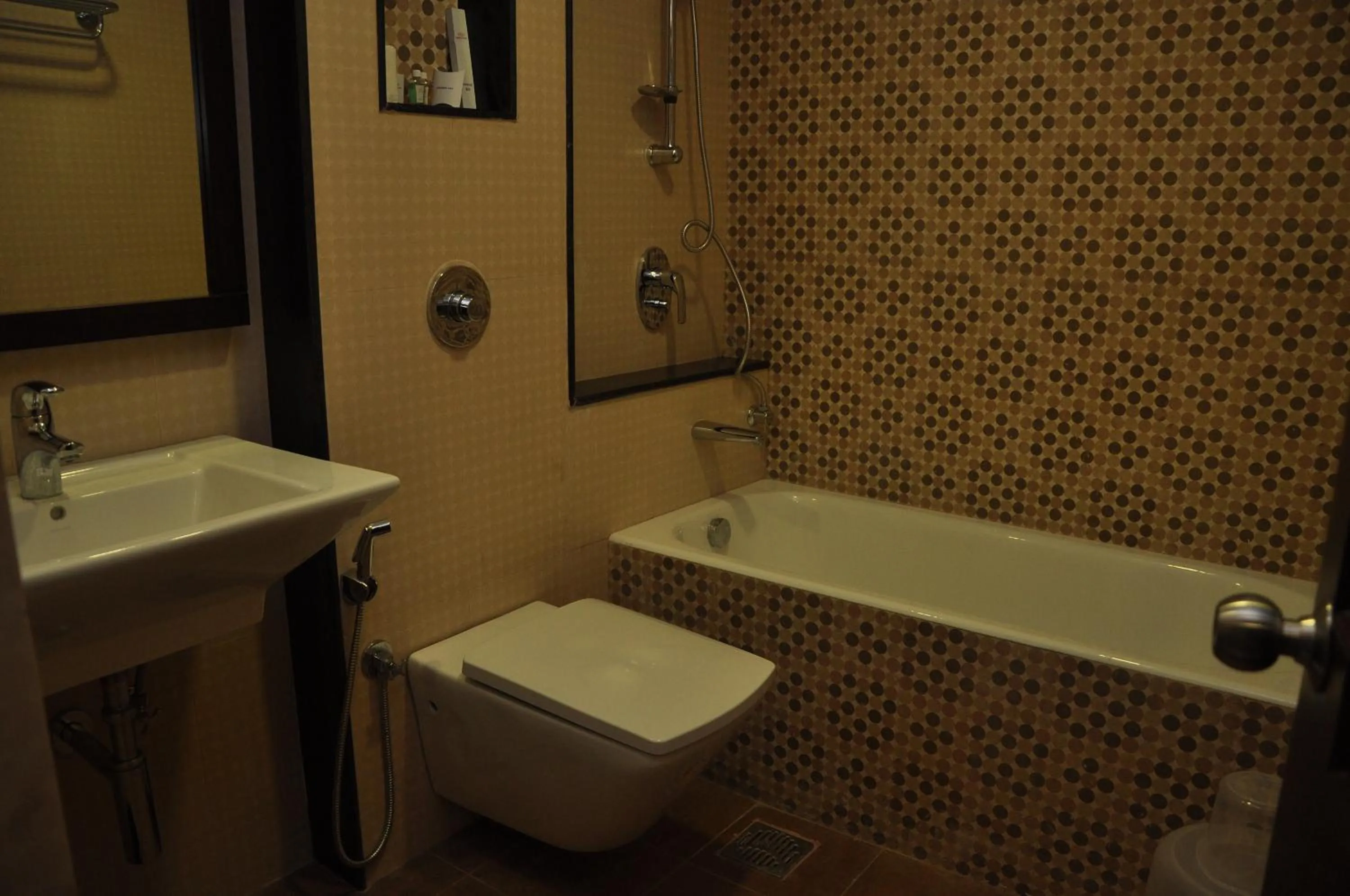 Bathroom in Lakshmi Hotel