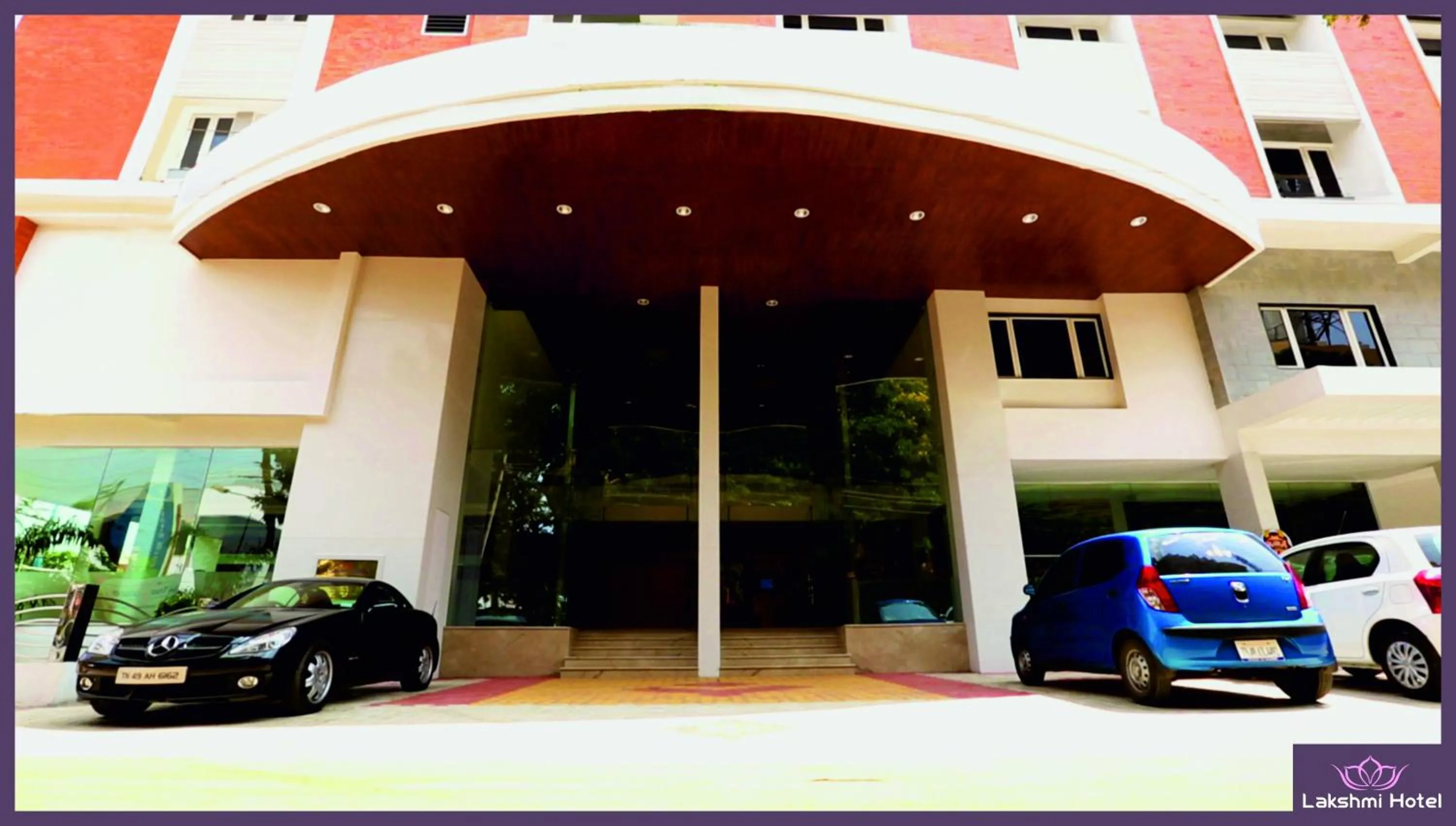 Facade/entrance in Lakshmi Hotel