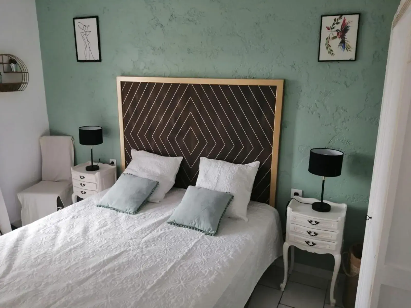 Double Room with Pool View - single occupancy in La Margottière chez isa et titi Double Room with Pool View - single occupancy in La Margottière chez isa et titi