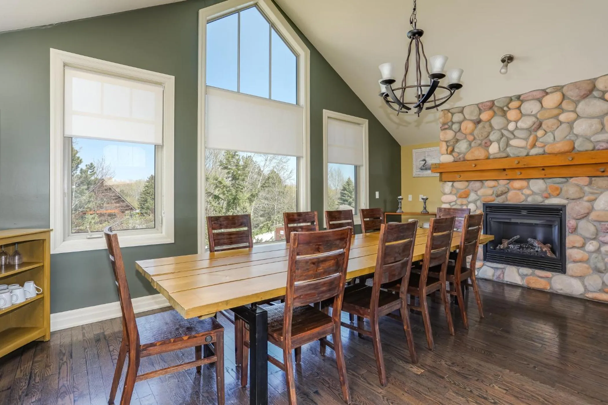 Living room in Blue View 5 Chalet