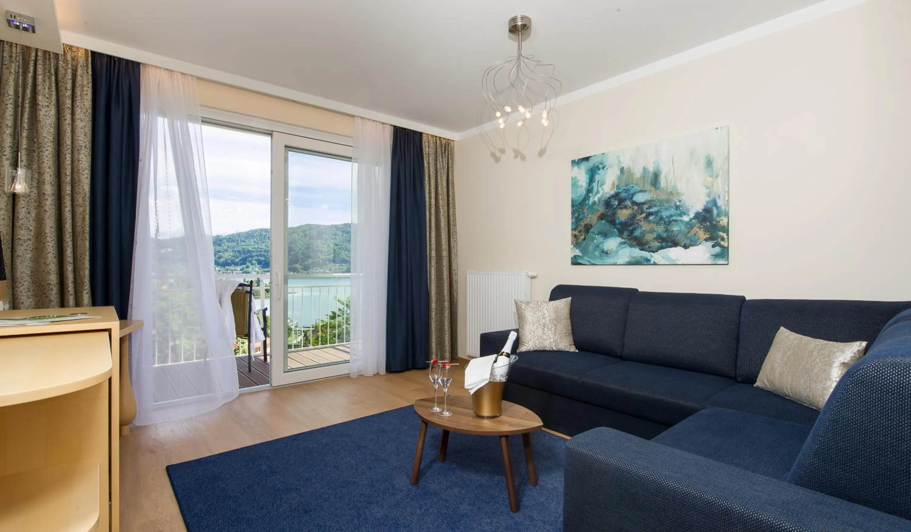 Seating area in das Balance - Spa & Golf Hotel am Wörthersee