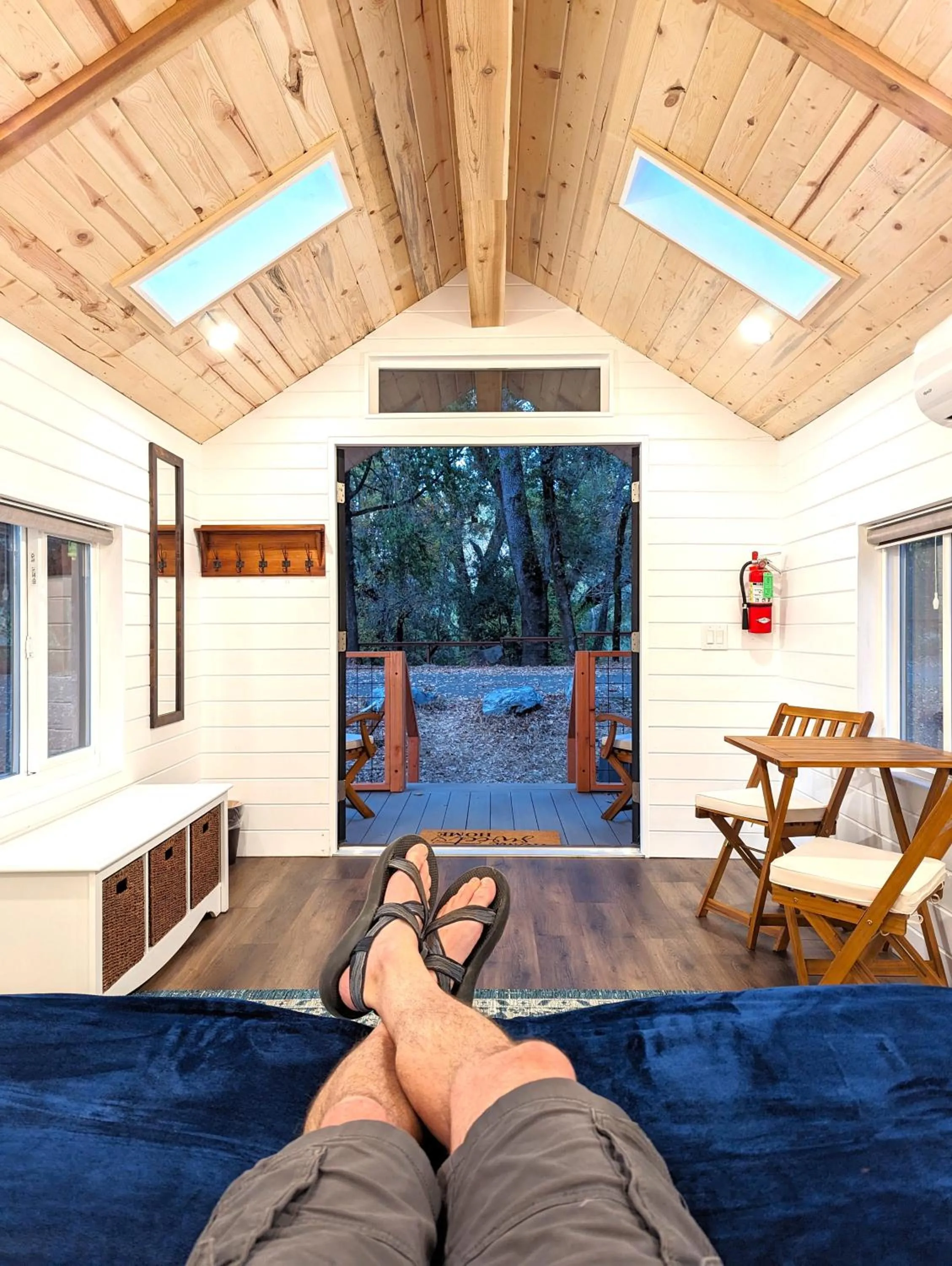 Bed in Wildhaven Sonoma Glamping
