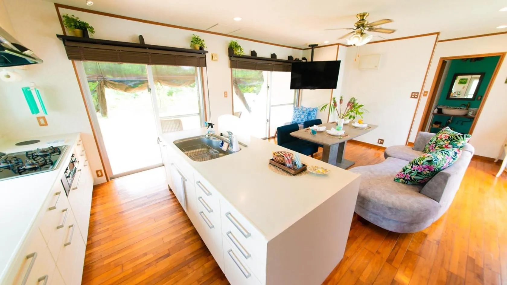 Kitchen or kitchenette in Palm Villa Ishigakijima fusu