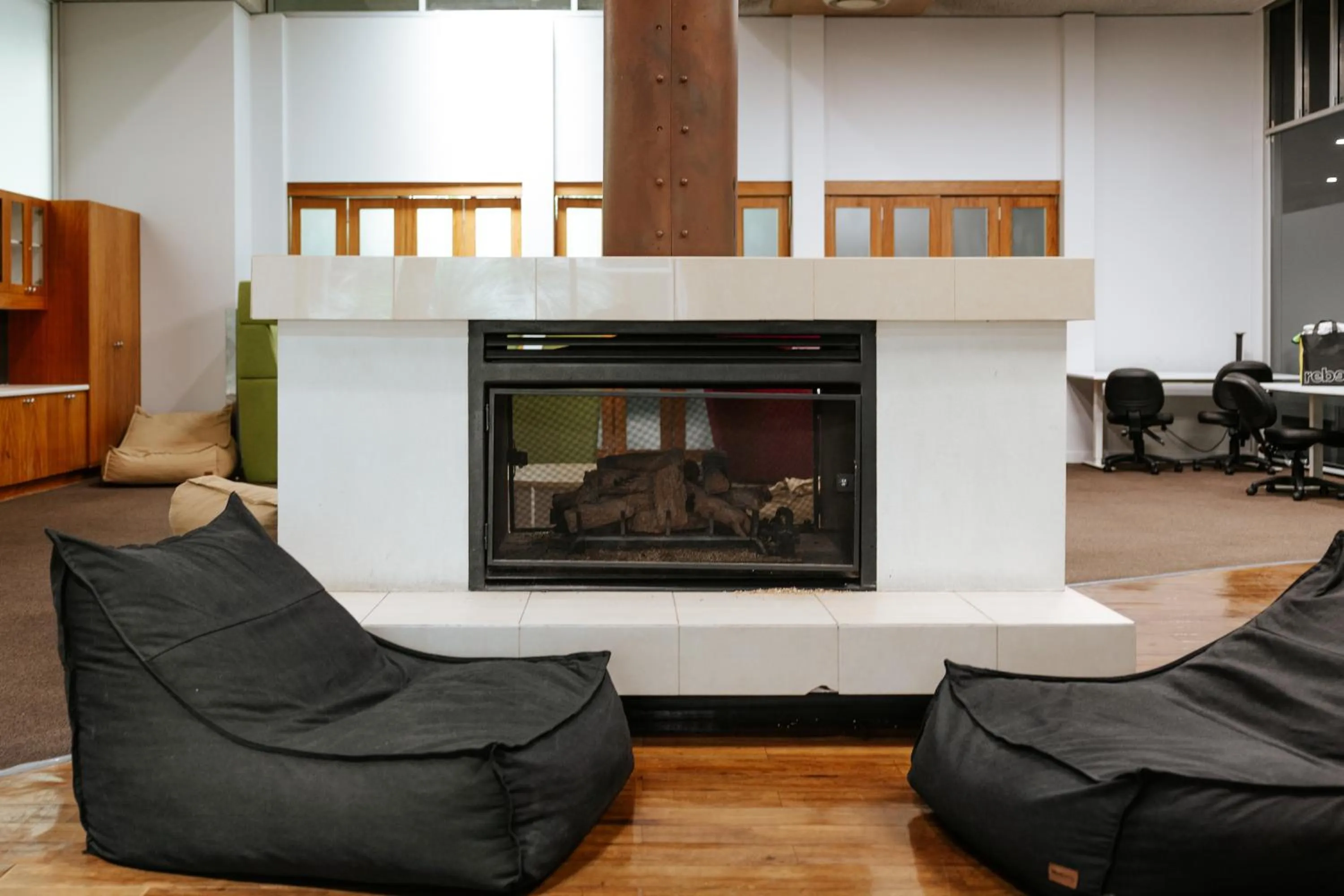 Communal lounge/ TV room in Canberra Accommodation Centre