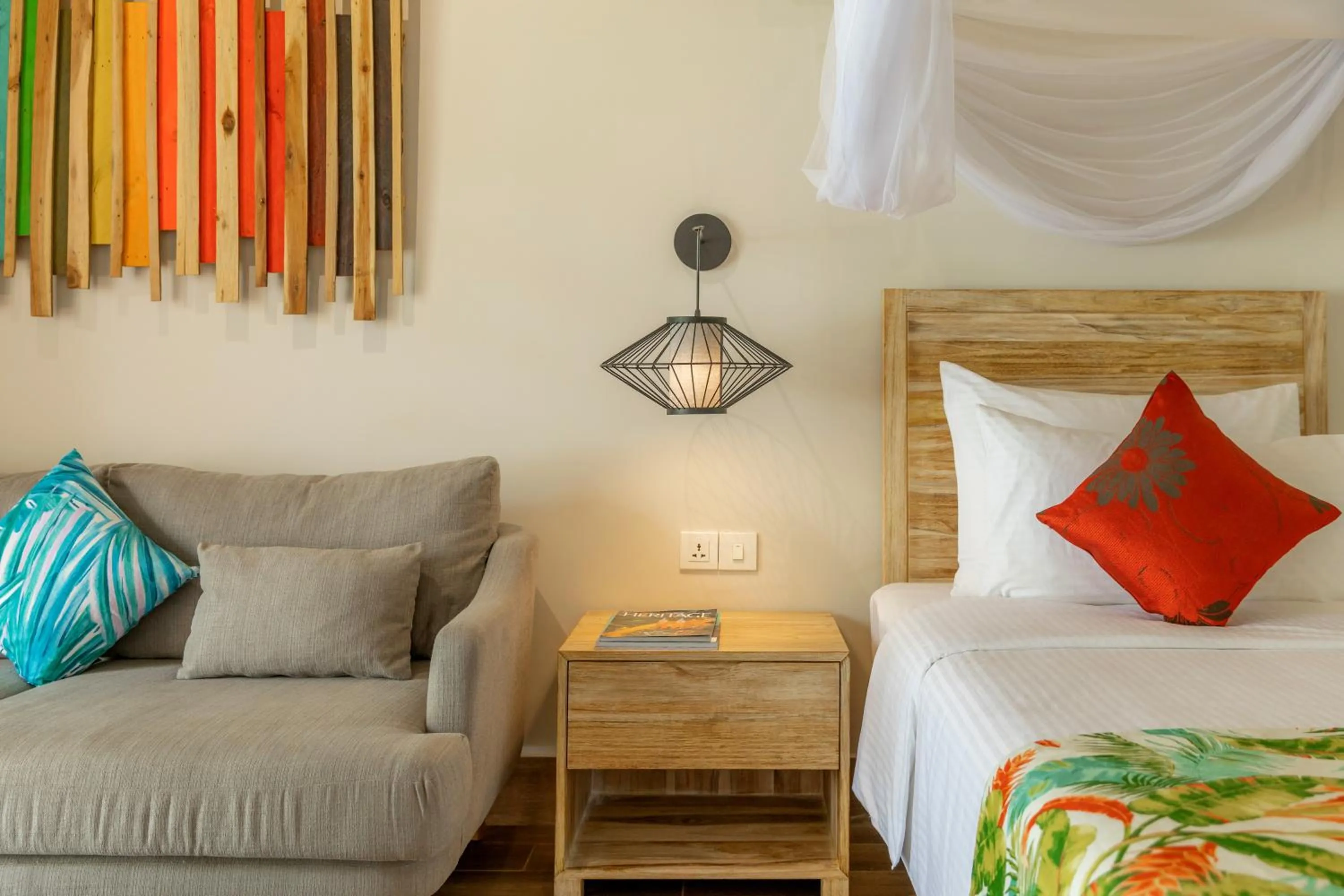 Bed in Pax Ana Doc Let Resort & Spa