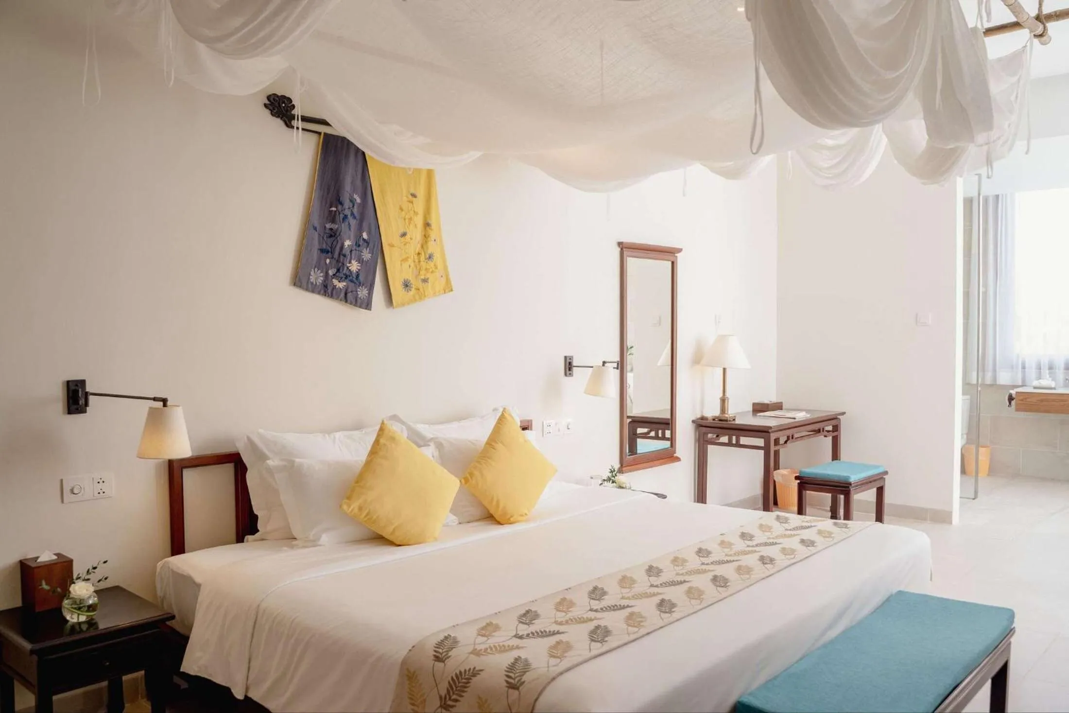 Bed in Pax Ana Doc Let Resort & Spa