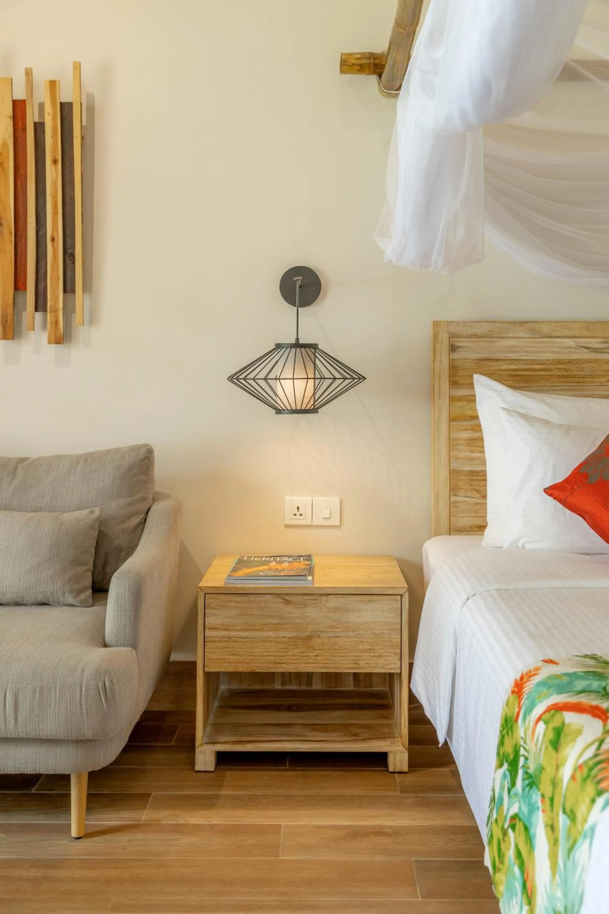 Bed in Pax Ana Doc Let Resort & Spa