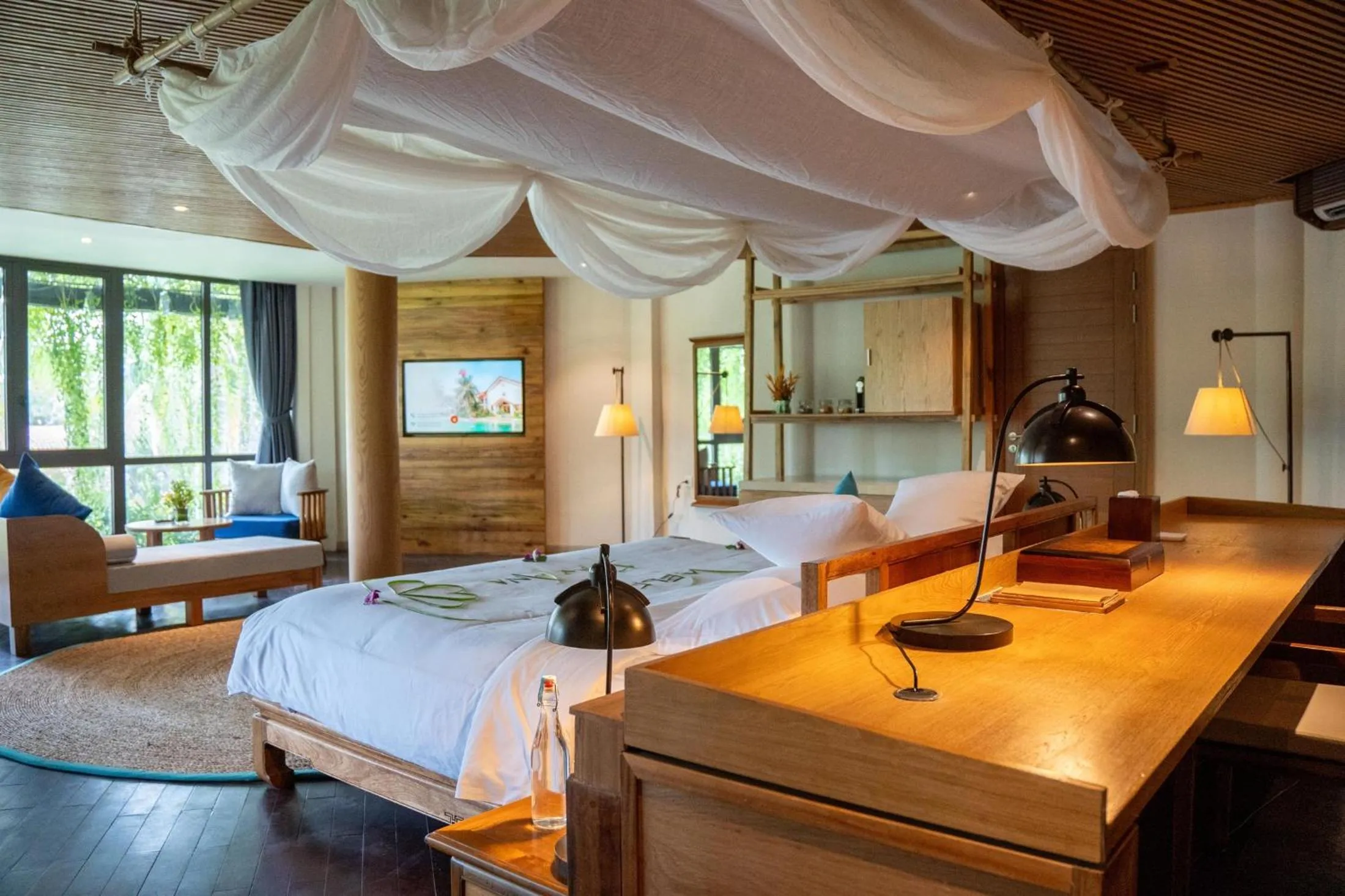 Floor plan, Bed in Pax Ana Doc Let Resort & Spa