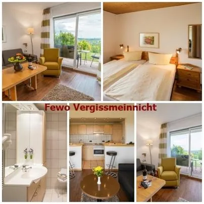 Bed in Garni Hotel & Ferienwohnungen Seeschlößchen
