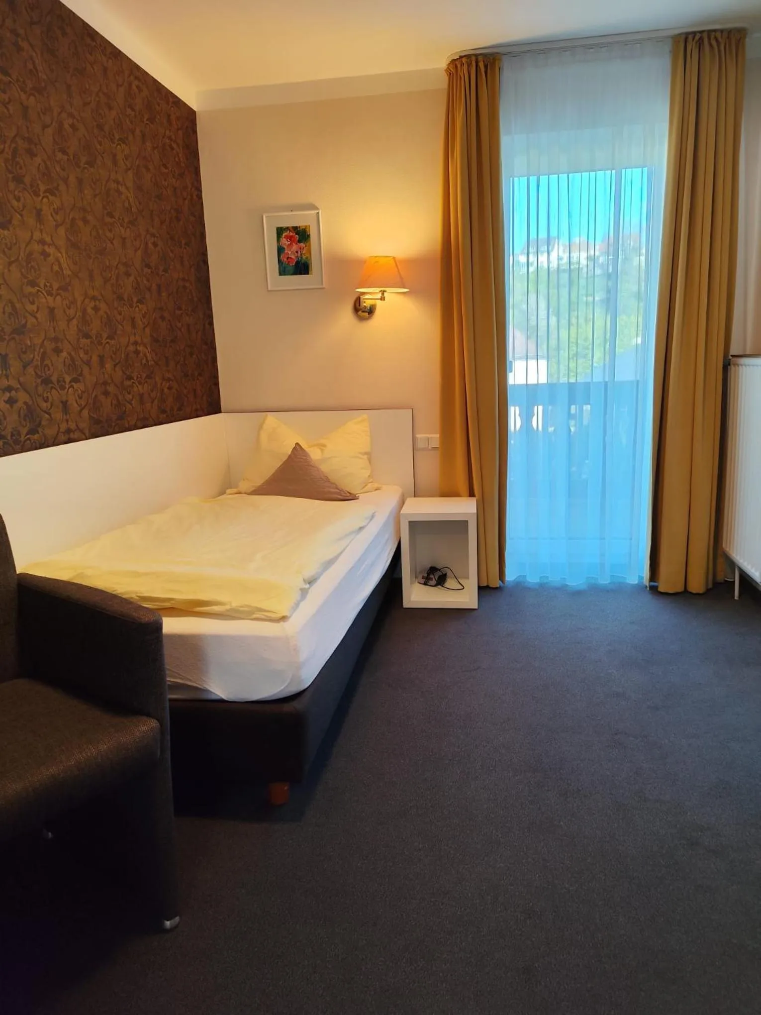 Bed in Garni Hotel & Ferienwohnungen Seeschlößchen
