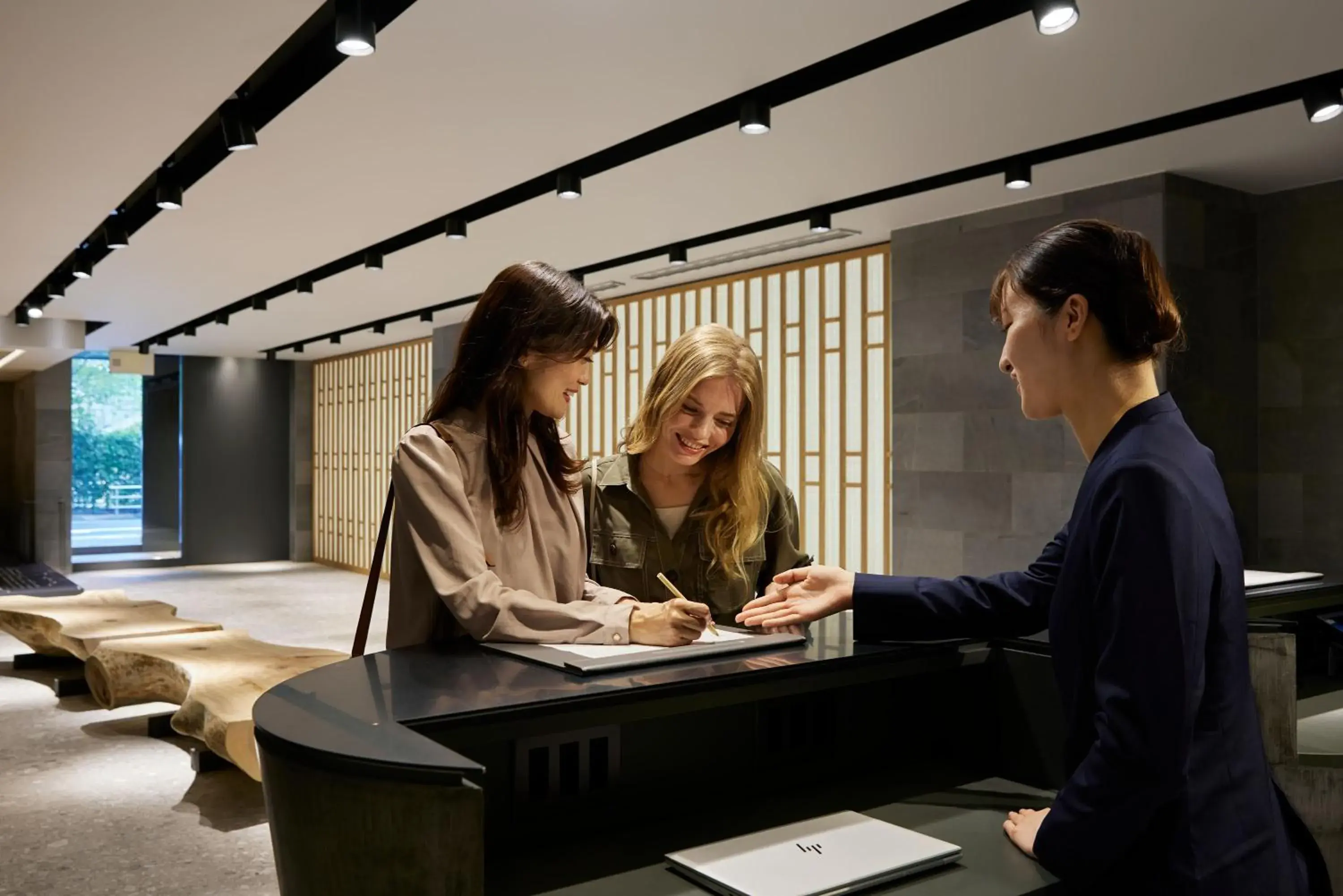 Lobby or reception in Oakwood Hotel Oike Kyoto Lobby or reception in Oakwood Hotel Oike Kyoto