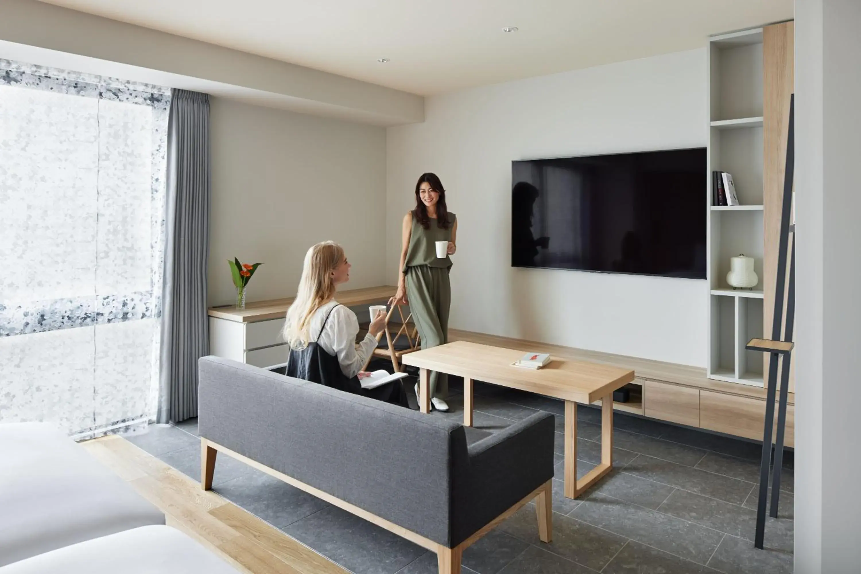 Living room in Oakwood Hotel Oike Kyoto Living room in Oakwood Hotel Oike Kyoto