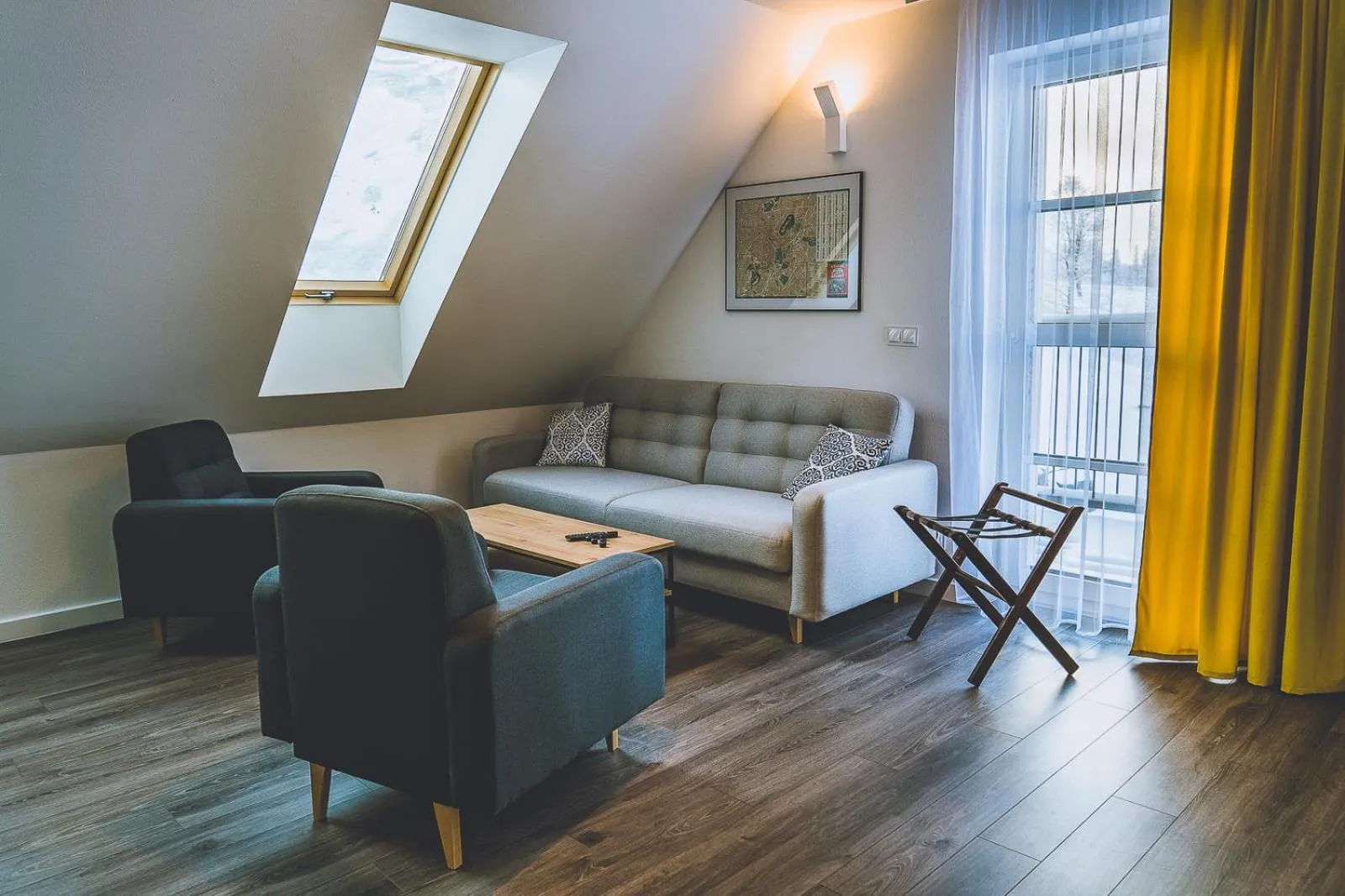 Living room in Owca z widokiem