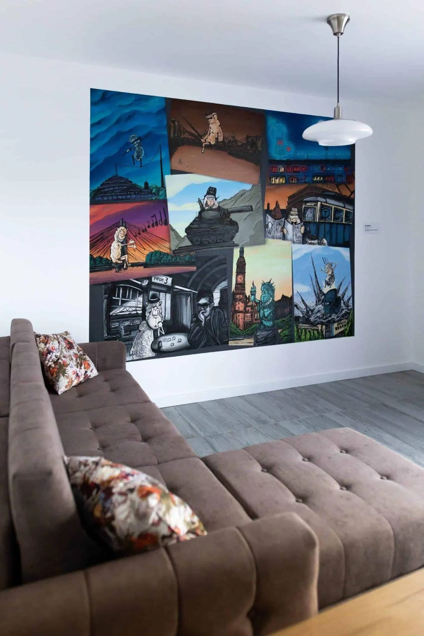 Living room in Owca z widokiem